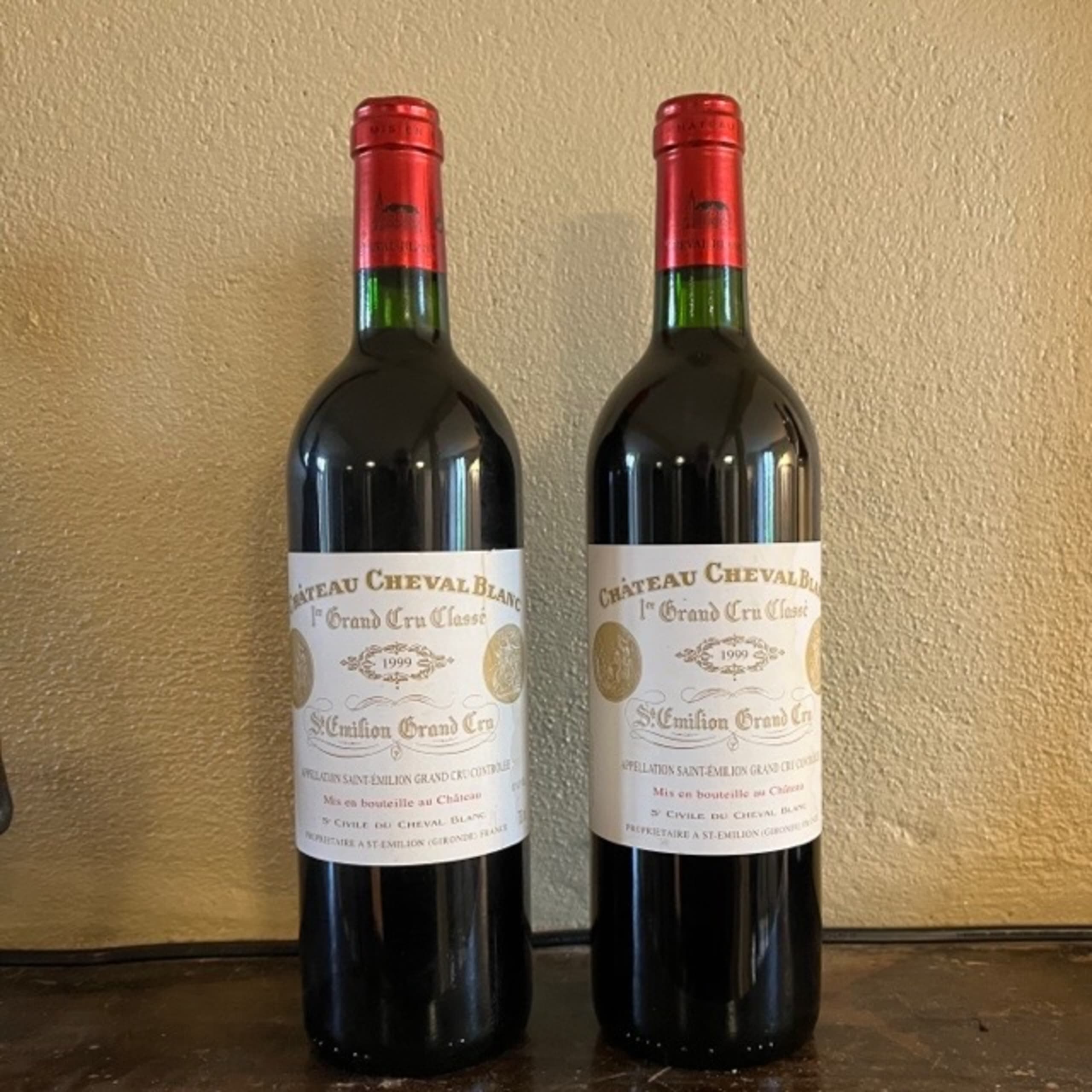 2 x Château Cheval Blanc, Saint-Émilion Grand Cru, 1999