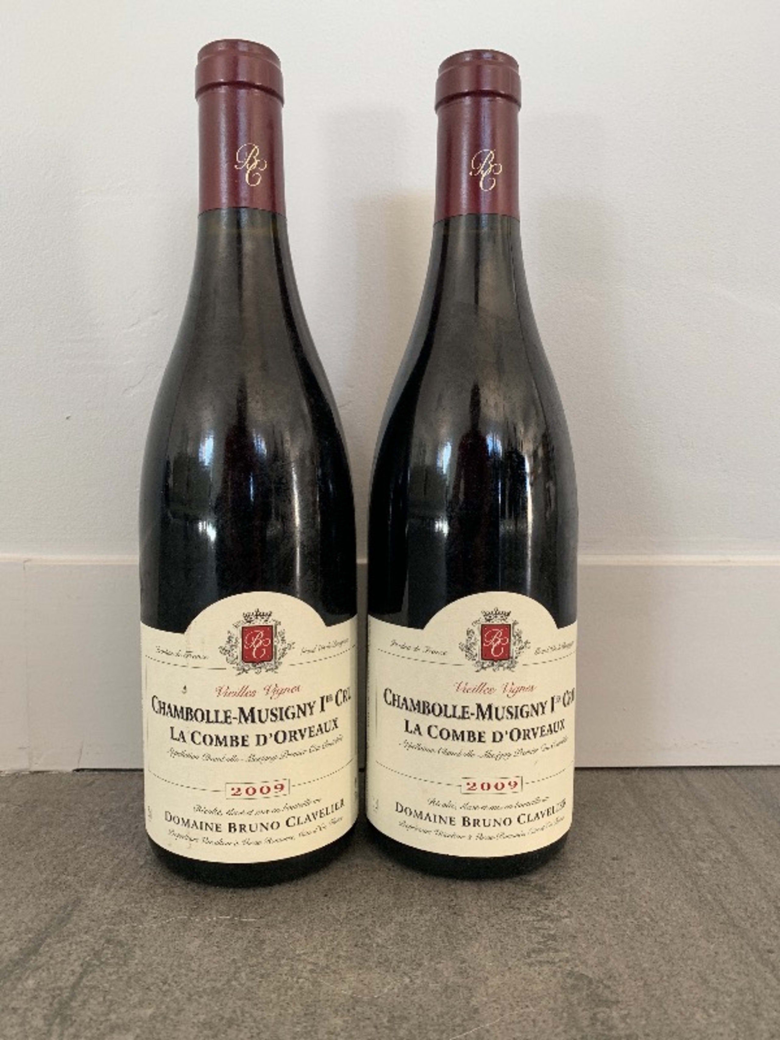 2 x Chambolle-Musigny, 2009, 1er Cru - La Combe d’Orveaux VV, Domaine Bruno Clavelier