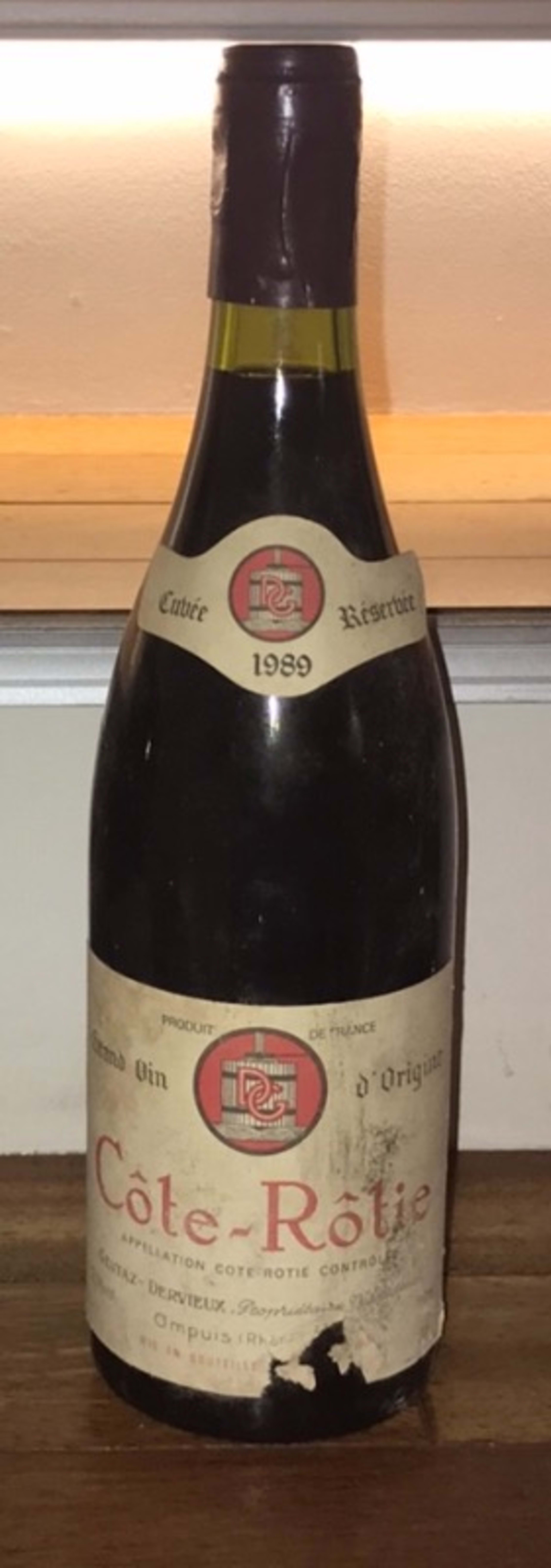 Côte-Rôtie, Marius Gentaz Dervieux, 1989