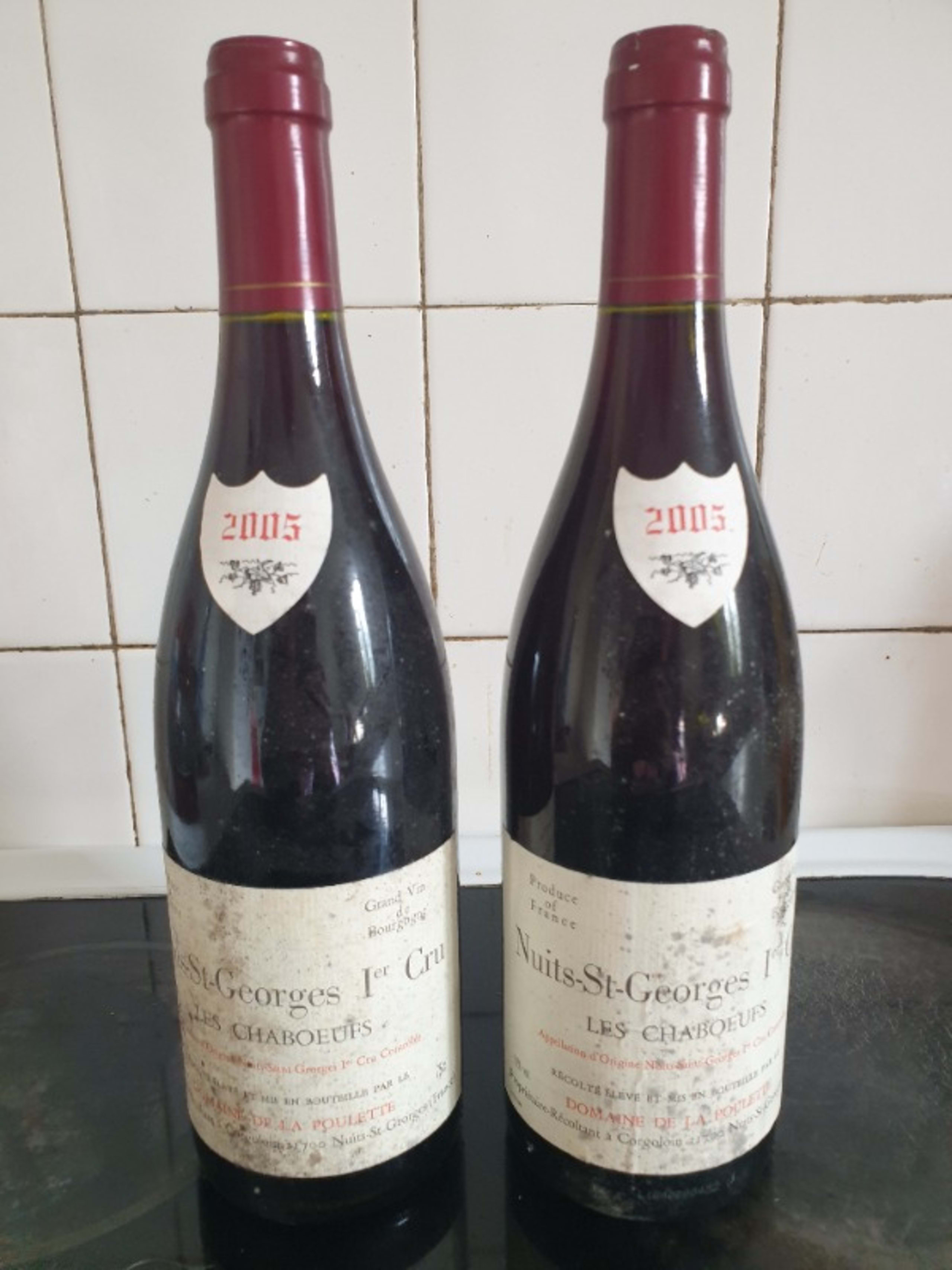 2 x Nuits-Saint-Georges, 1er cru - les Chaboeufs, Domaine de la Poulette, 2005