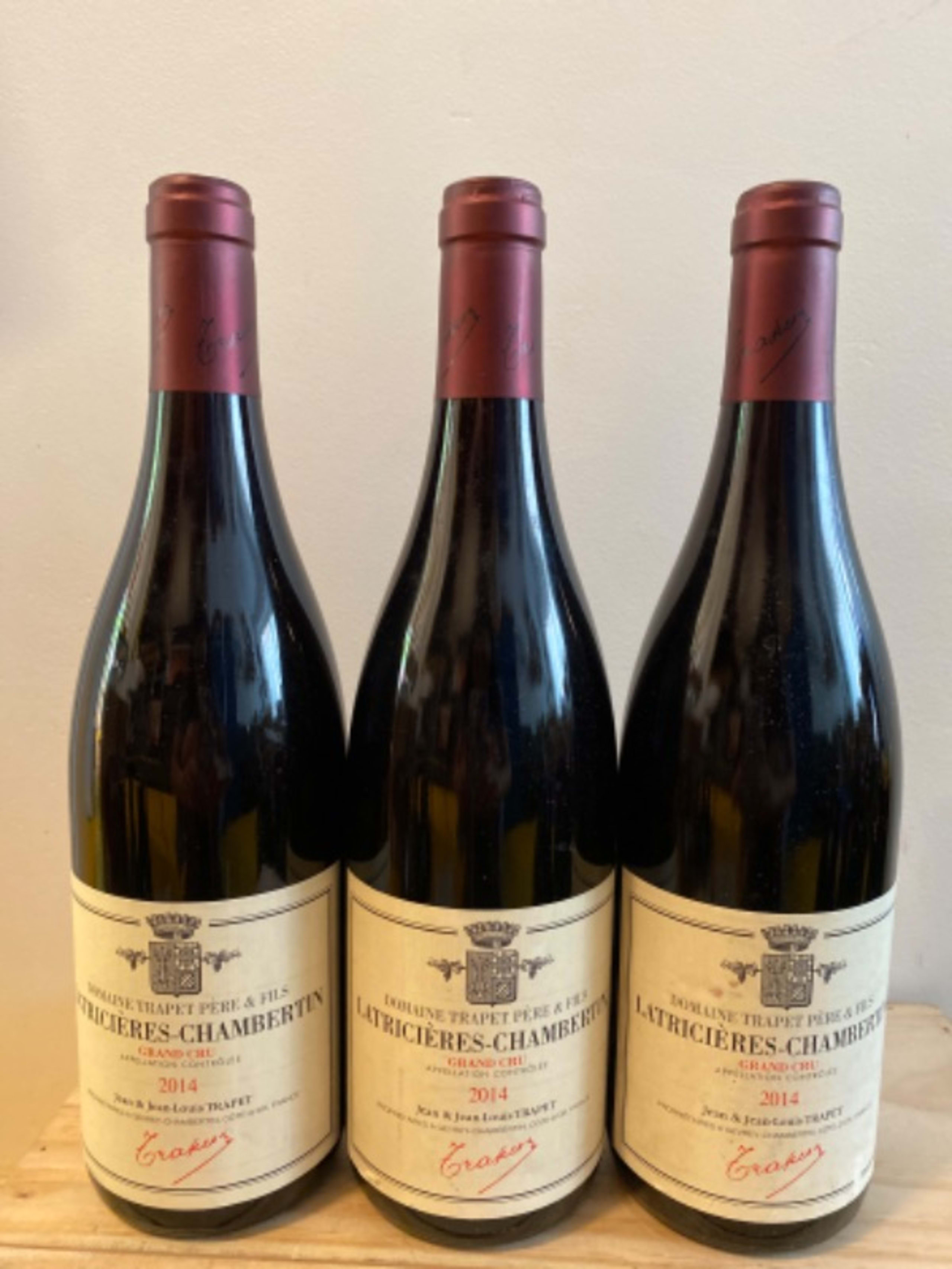 3 x Latricières-Chambertin, Grand Cru, Domaine Trapet Père et fils, 2014