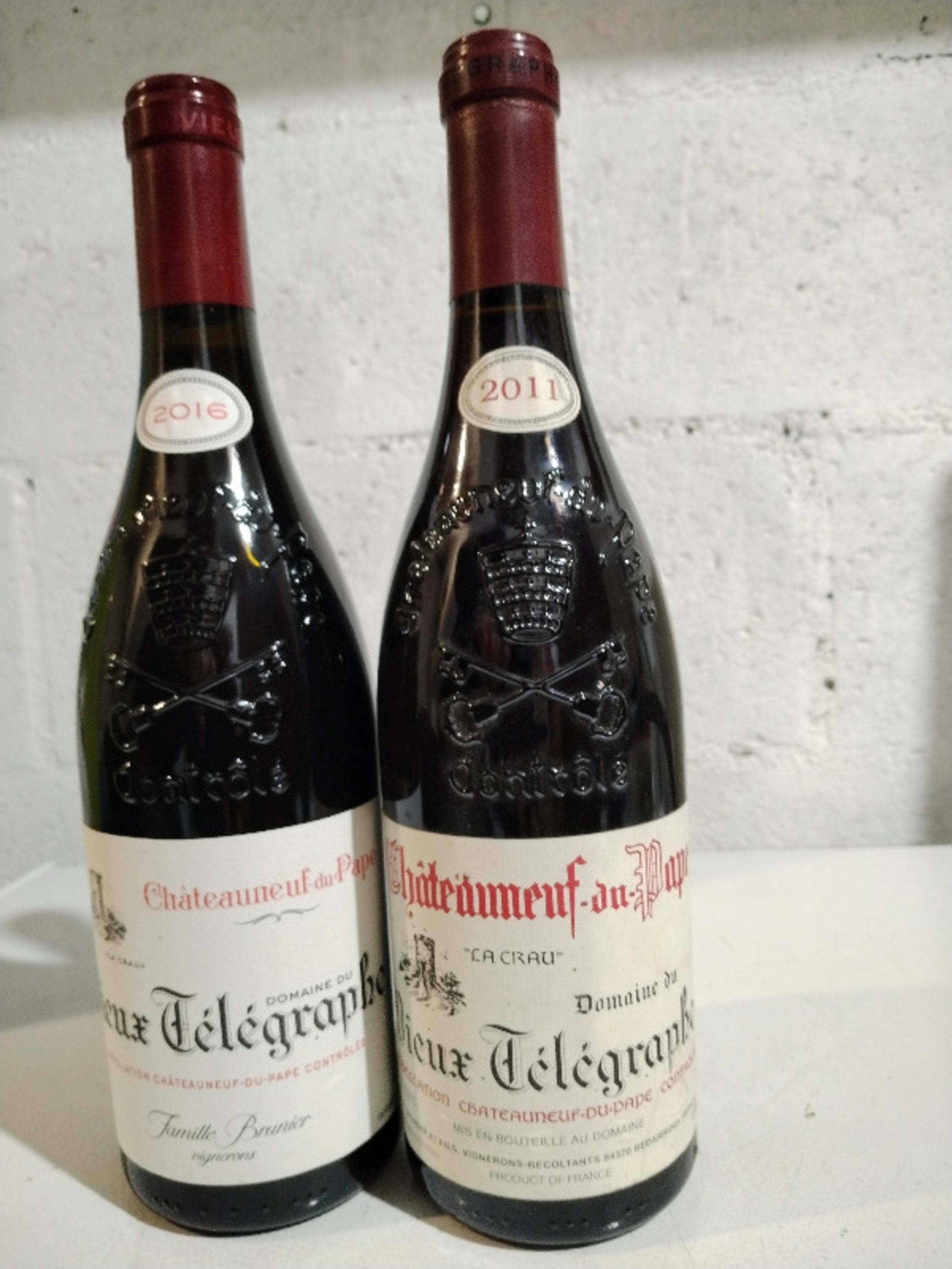 2 x Châteauneuf-du-Pape, Vieux Télégraphe, 2011/2016
