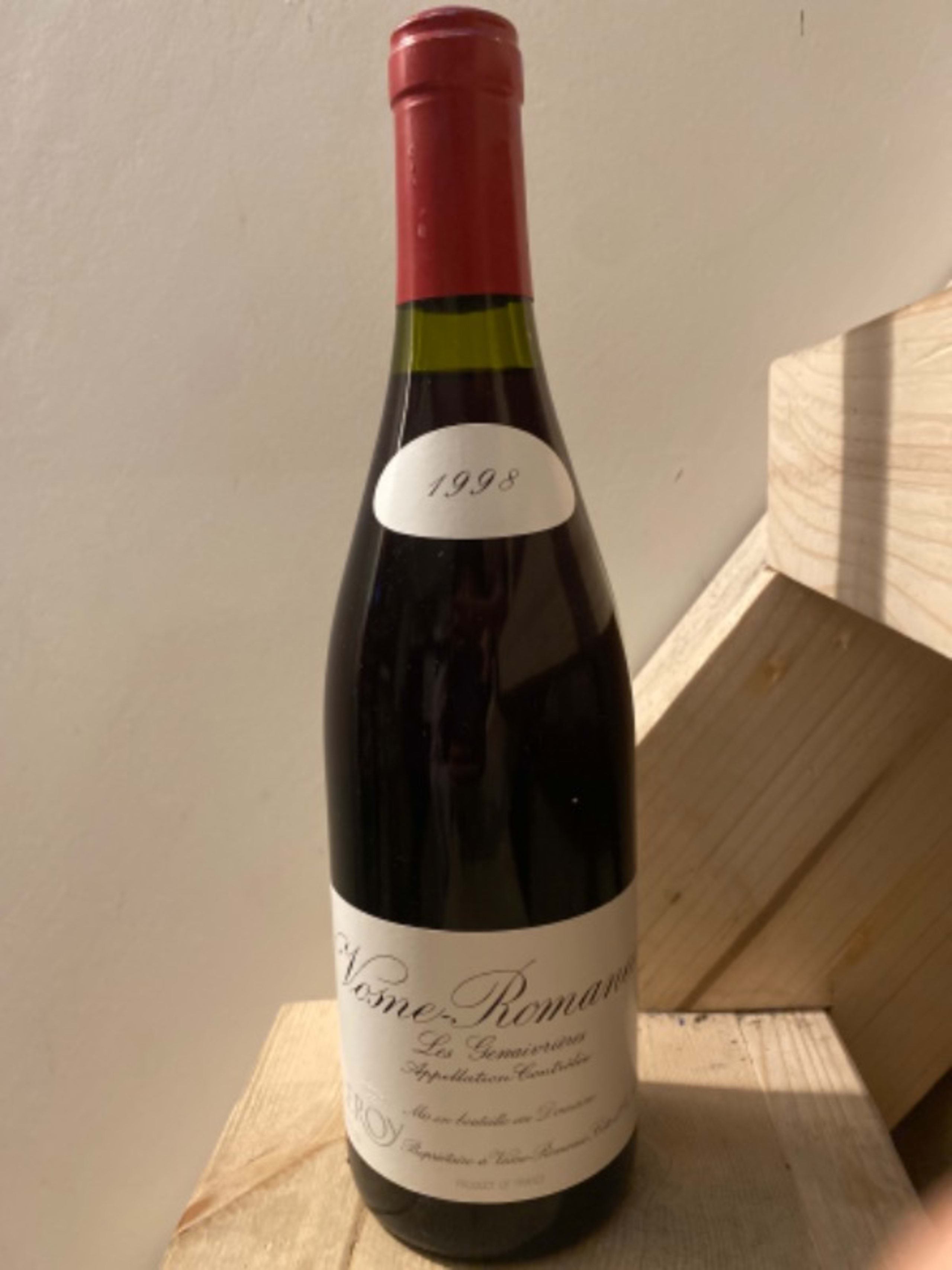Vosne-Romanée, Les Genaivrières, Domaine Leroy, 1998