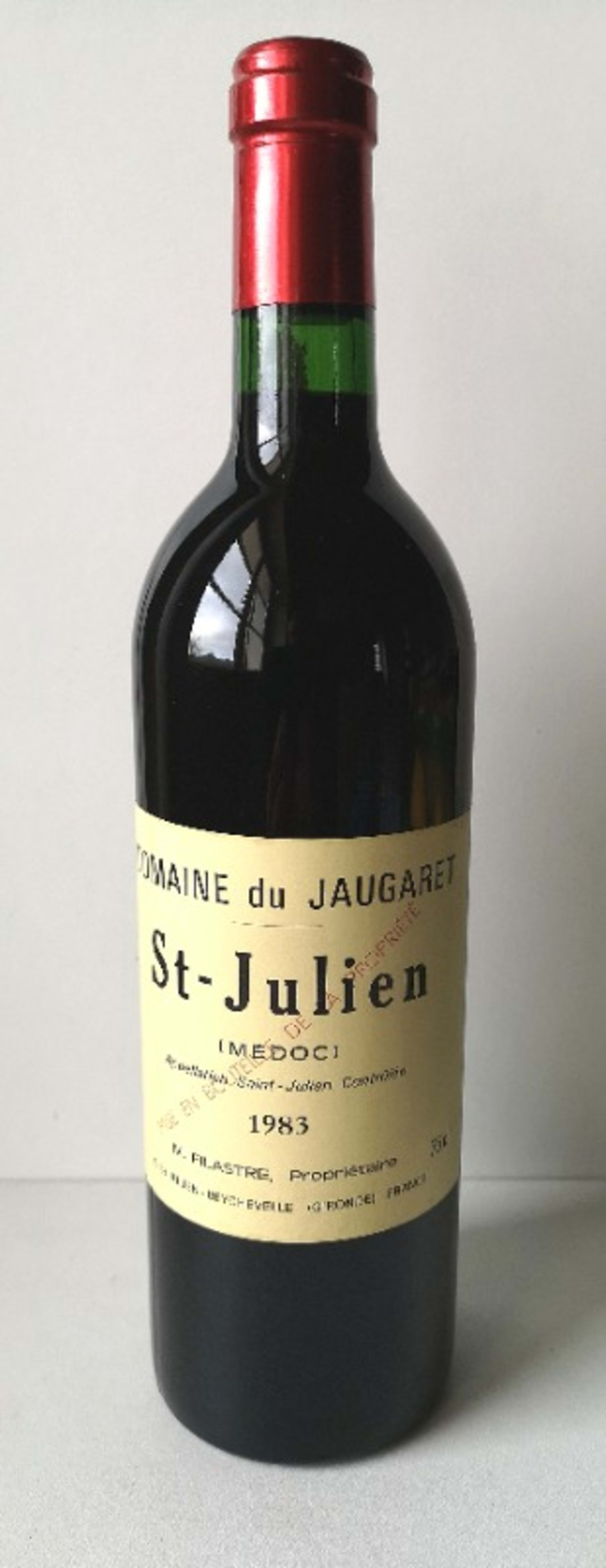 Domaine du Jaugaret, Saint-Julien, 1983