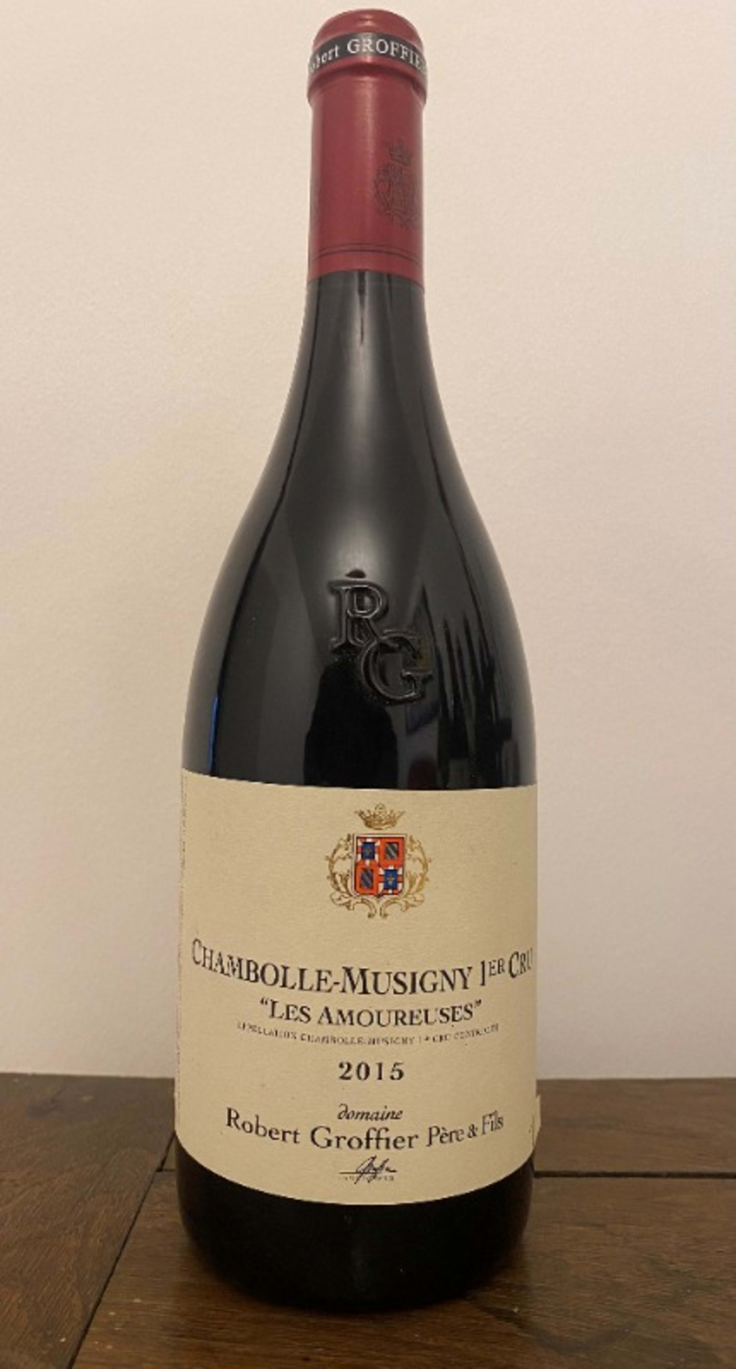 Chambolle-Musigny, 1er cru Les Amoureuses, ROBERT GROFFIER, 2015