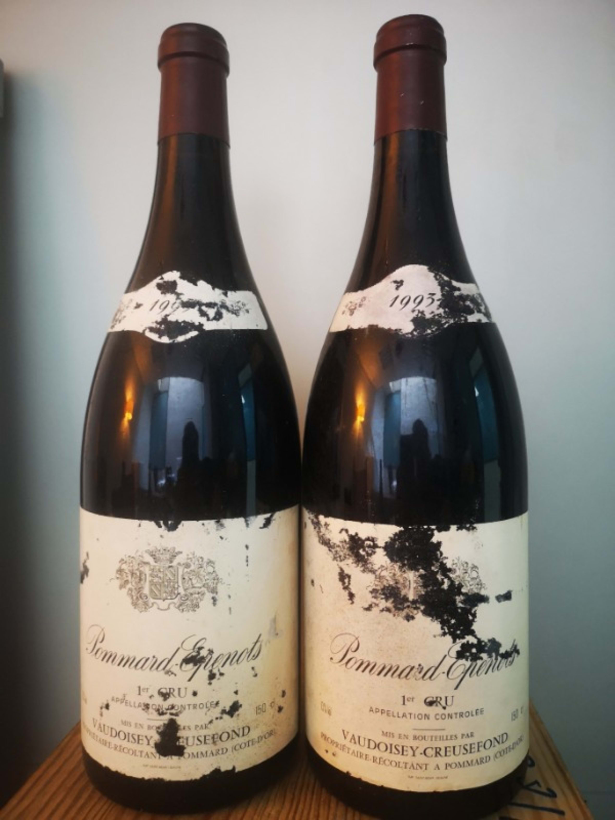 2 x Pommard, 1er Cru - Epenots, Domaine Vausoisey Creusefond, 1993 (Magnum)