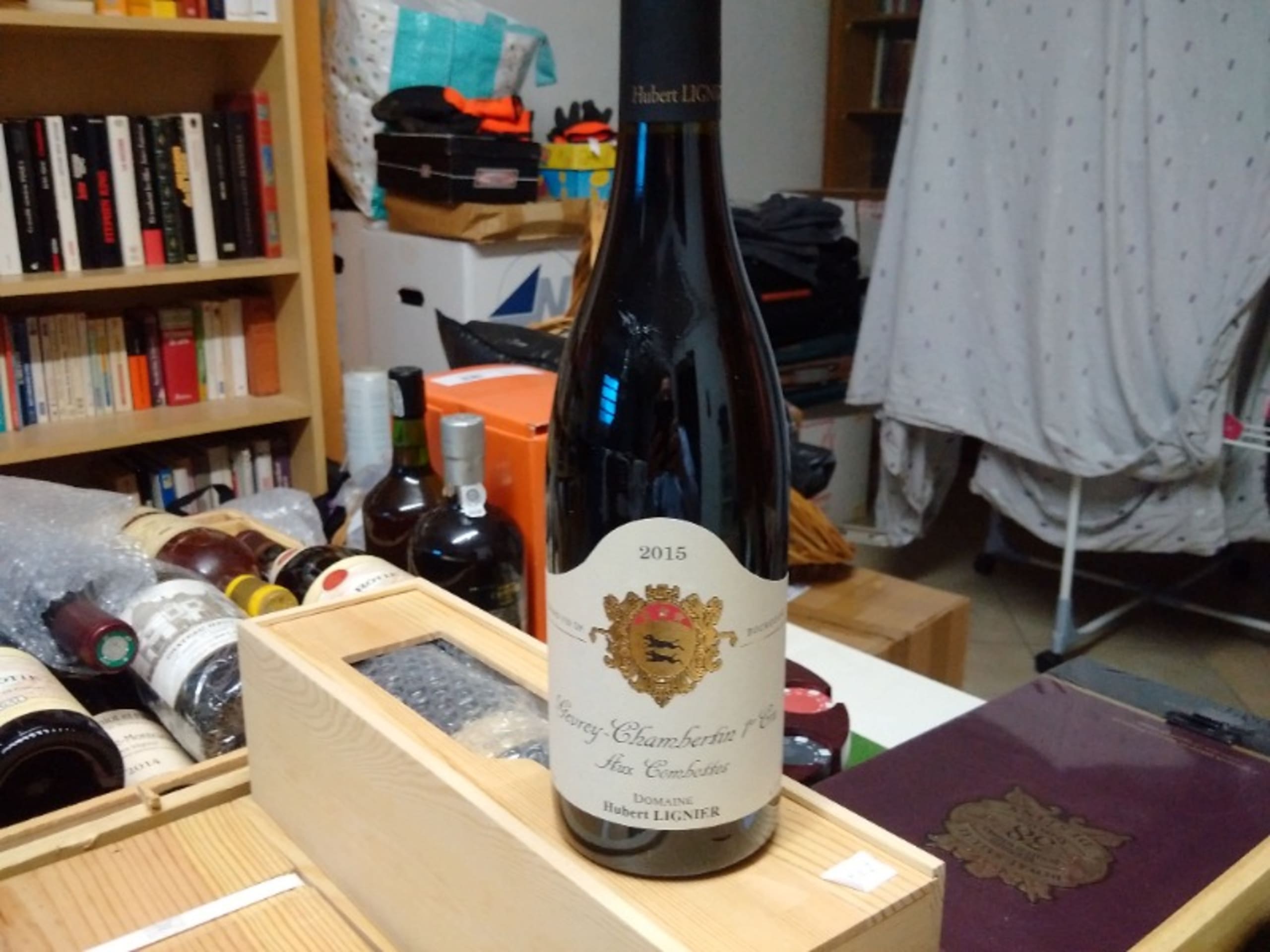 Gevrey-Chambertin, 1er cru Aux Combottes, Domaine Hubert Lignier, 2015