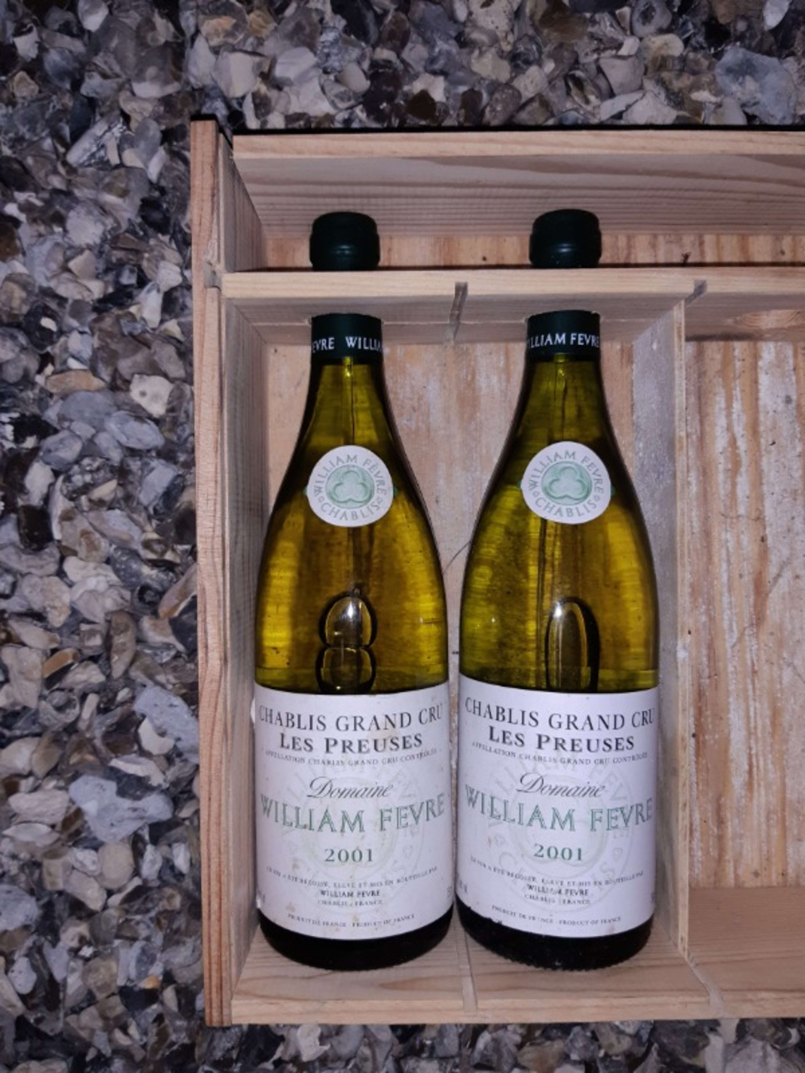 2 x Chablis Grand Cru, Grand cru les preuses, William Fèvre, 2001