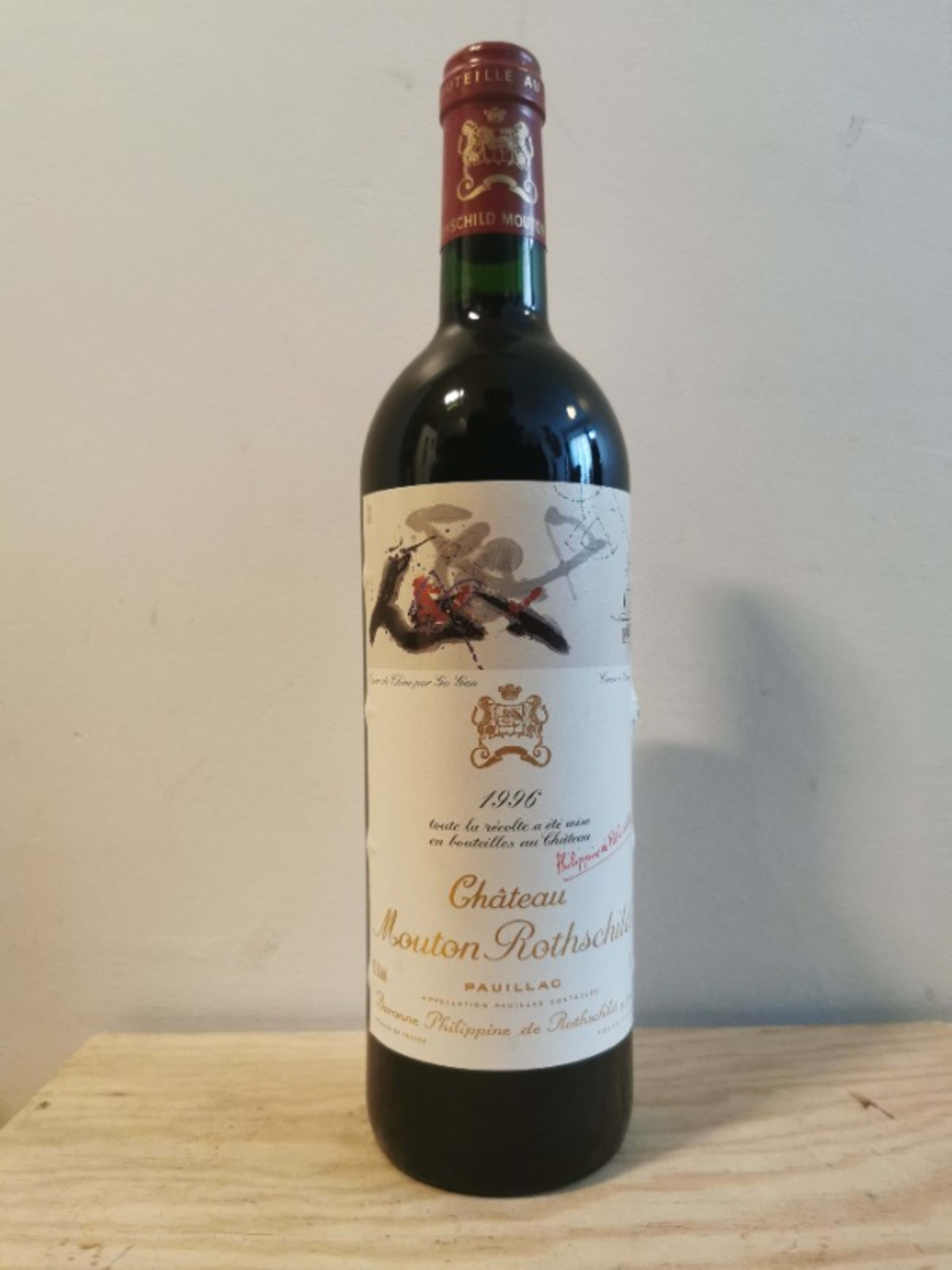 château Mouton Rothschild, Pauillac, 1996