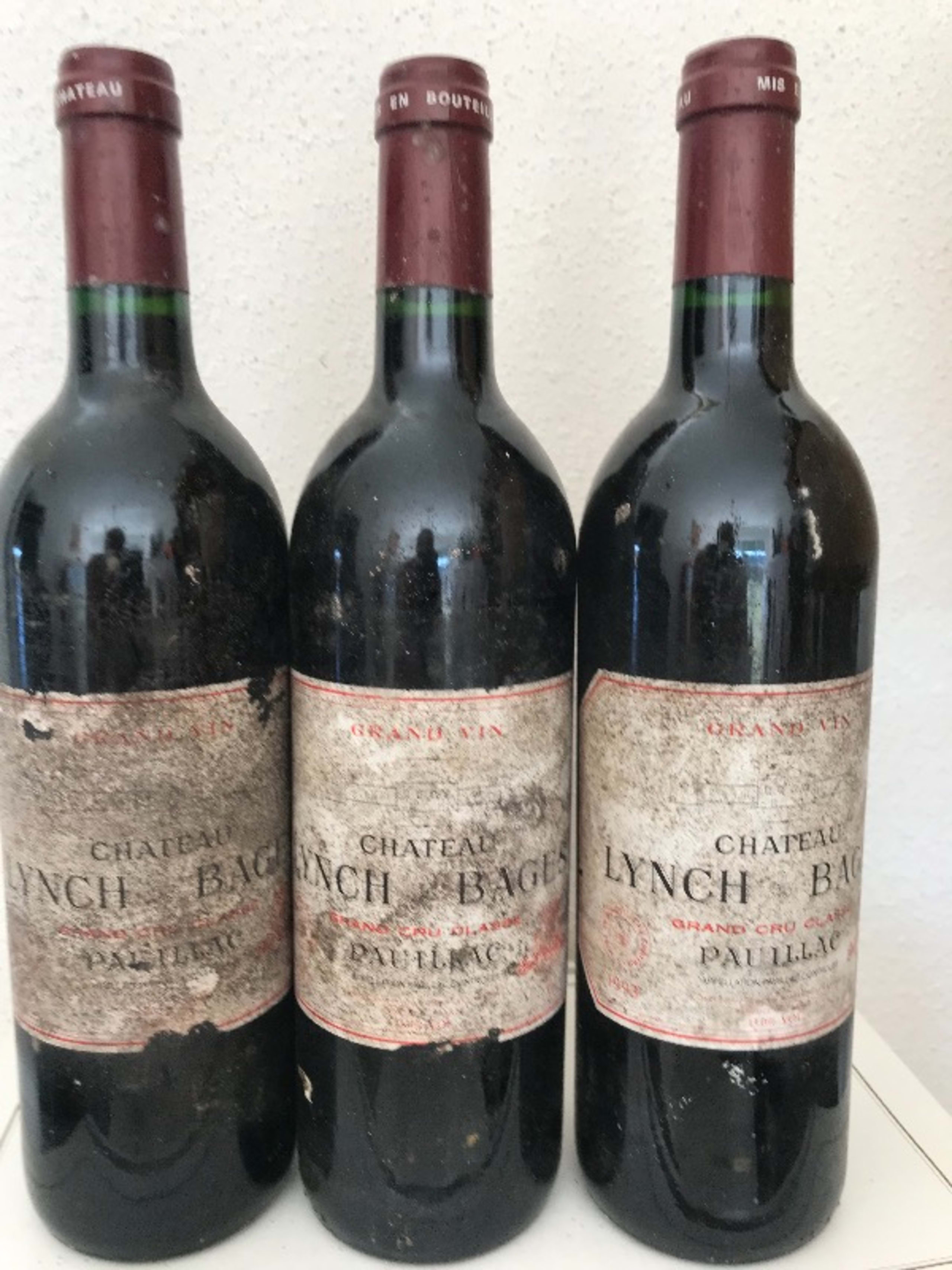 3 x Pauillac, Château Lynch Bages, Bordeaux, 1993