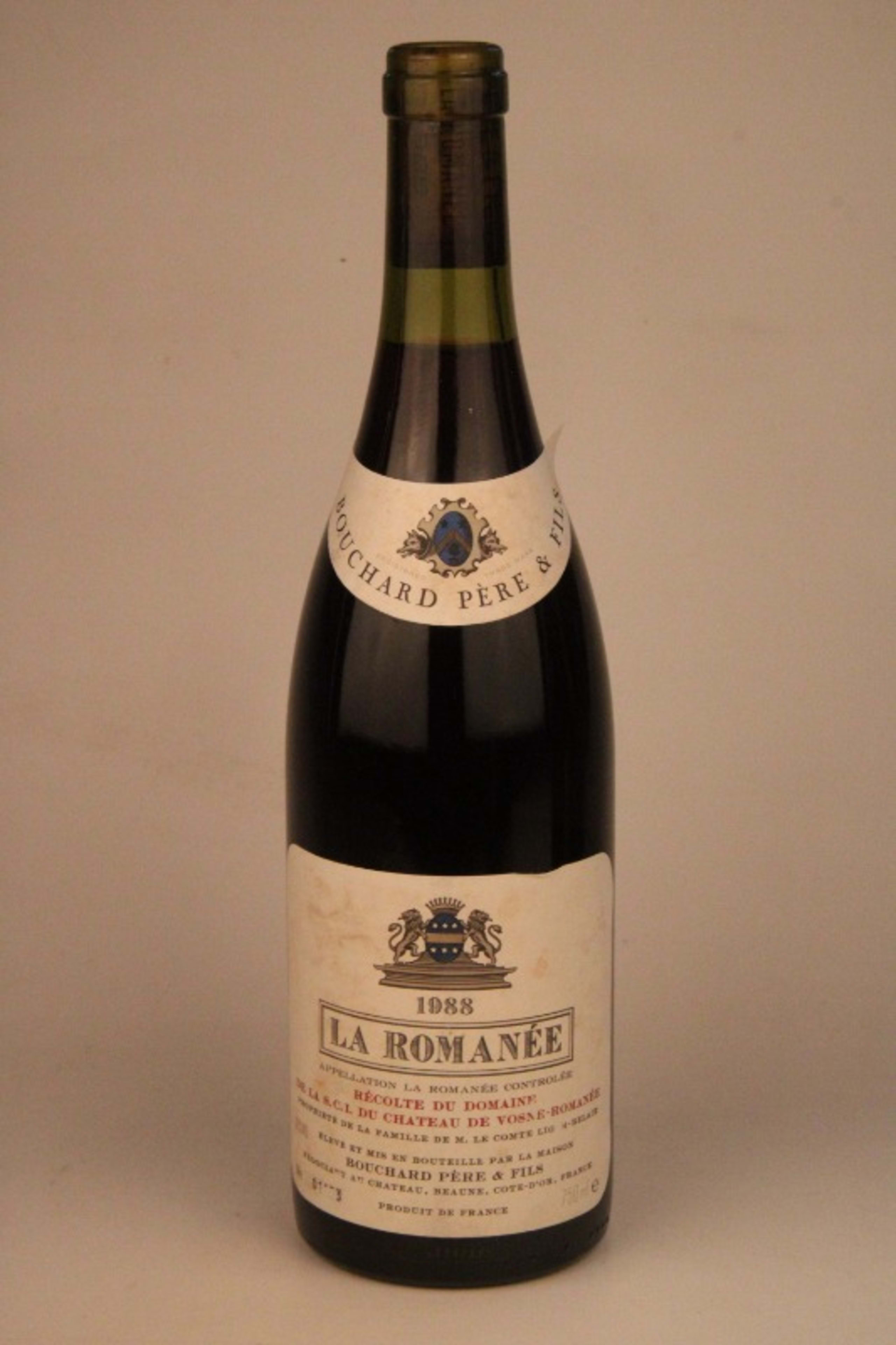 La Romanée, Mise Bouchard Père et Fils, Comte Liger Belair, 1988