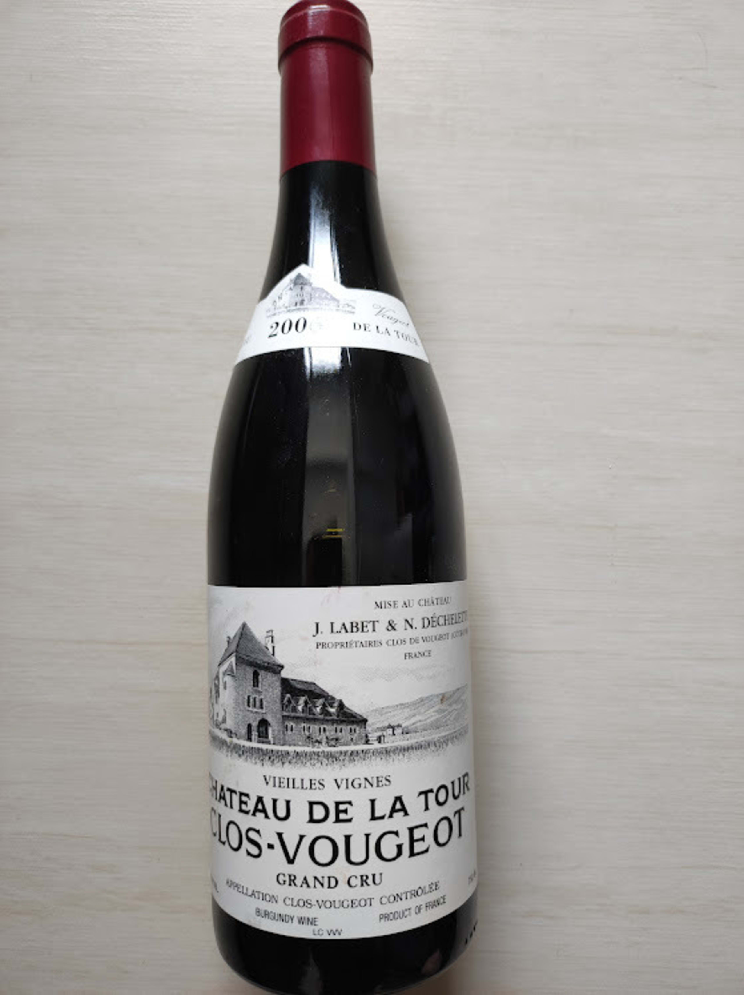 Clos de Vougeot, château de la Tour, 2006