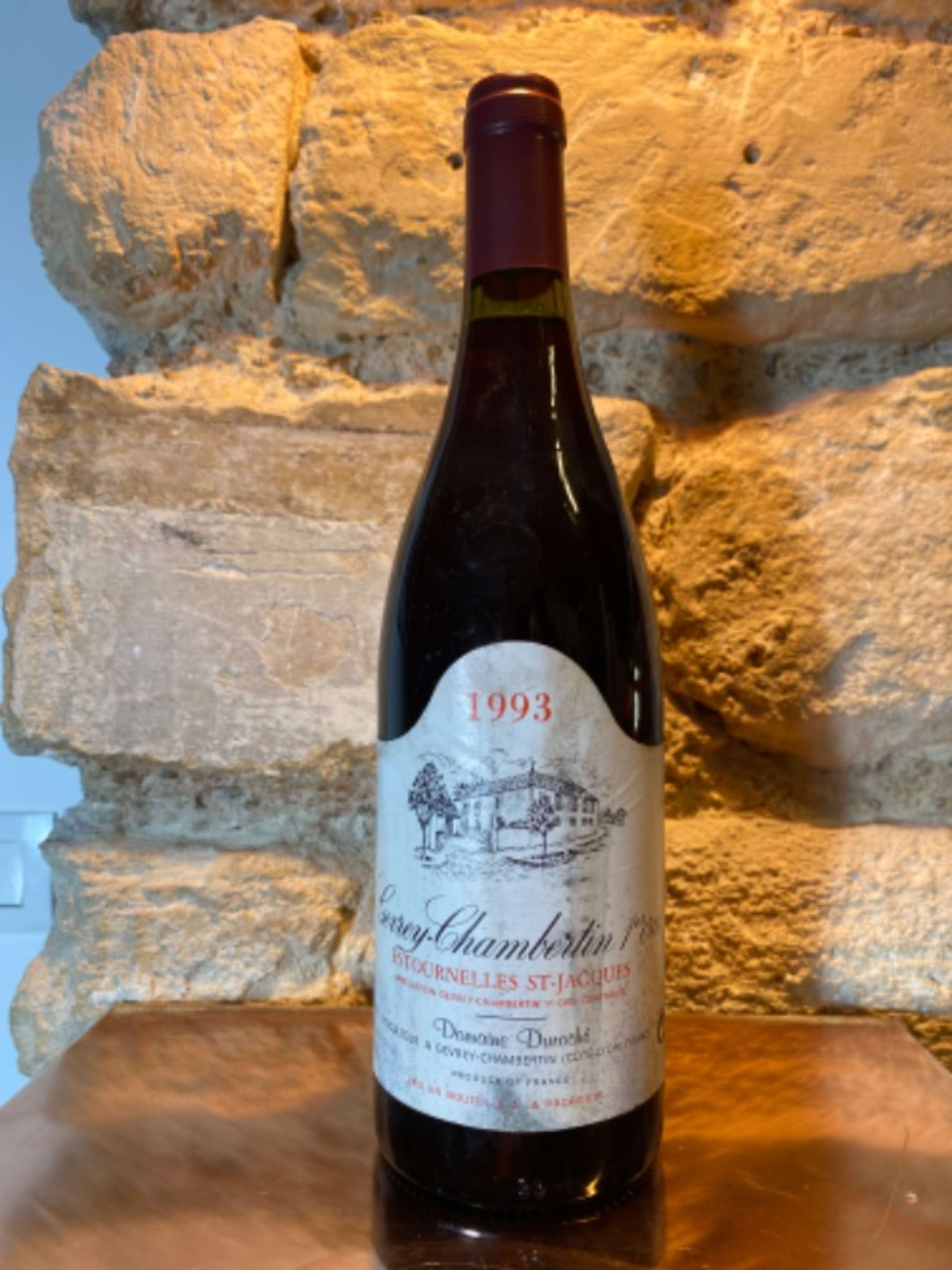 Gevrey-Chambertin, 1er Estournelles St-Jacques, Domaine Duroché, 1993