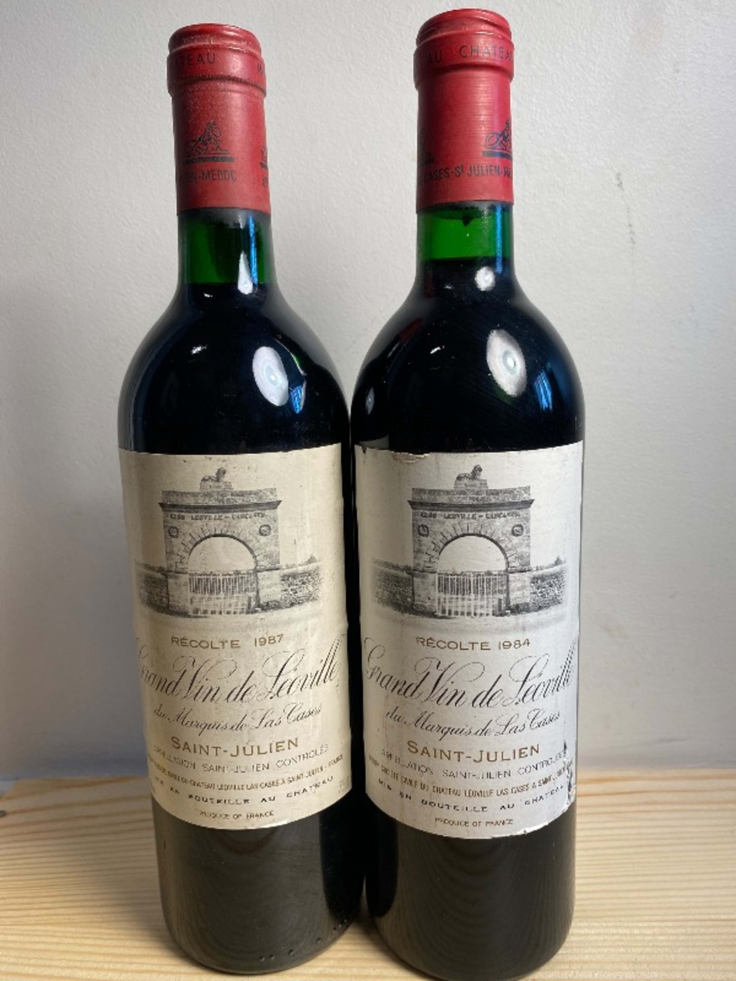 2 x Grand Vin de Léoville du Marquis de Las Cases, Saint-Julien, 1984,1987