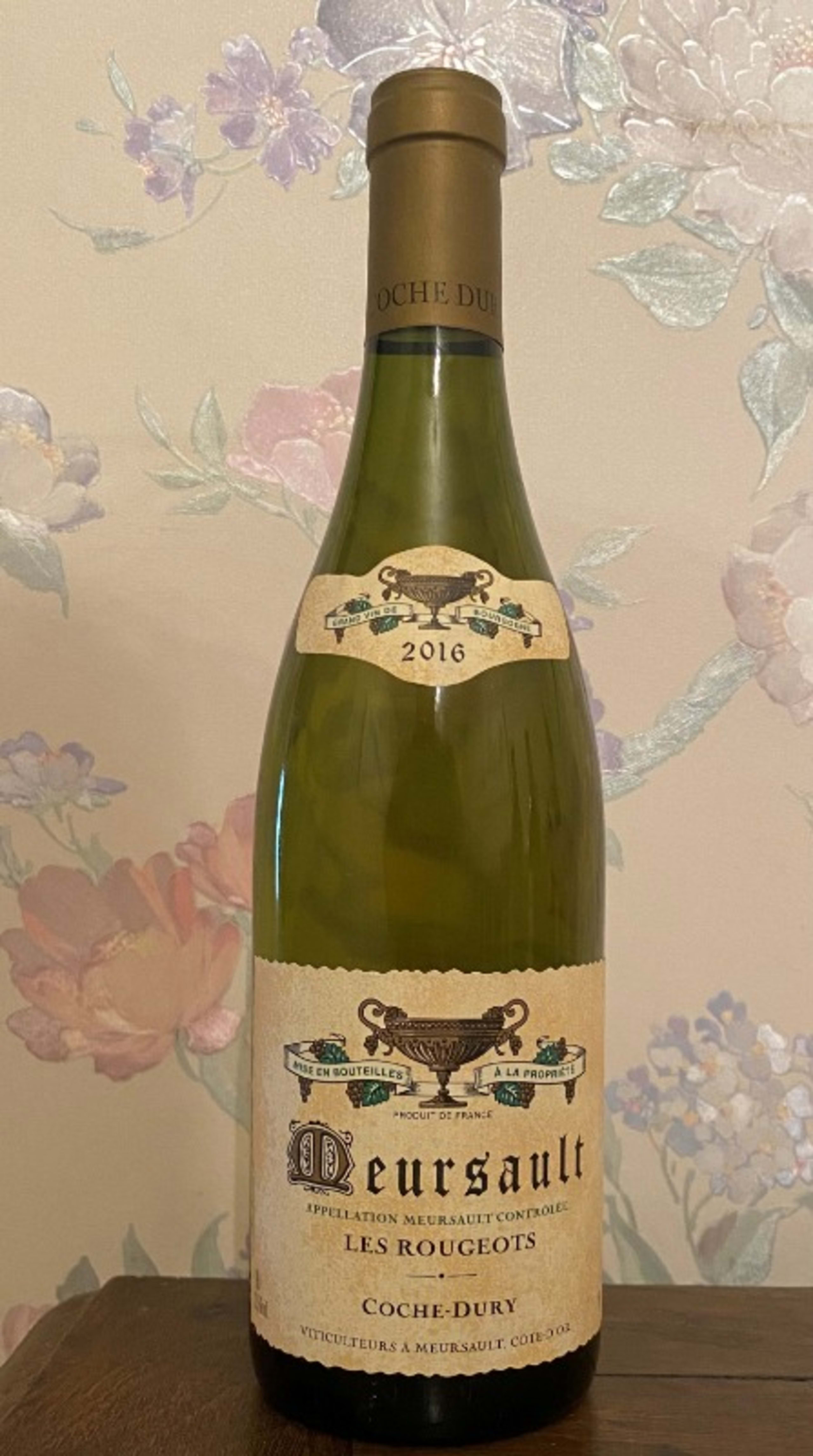 Meursault, Rougeots, JF COCHE DURY, 2016