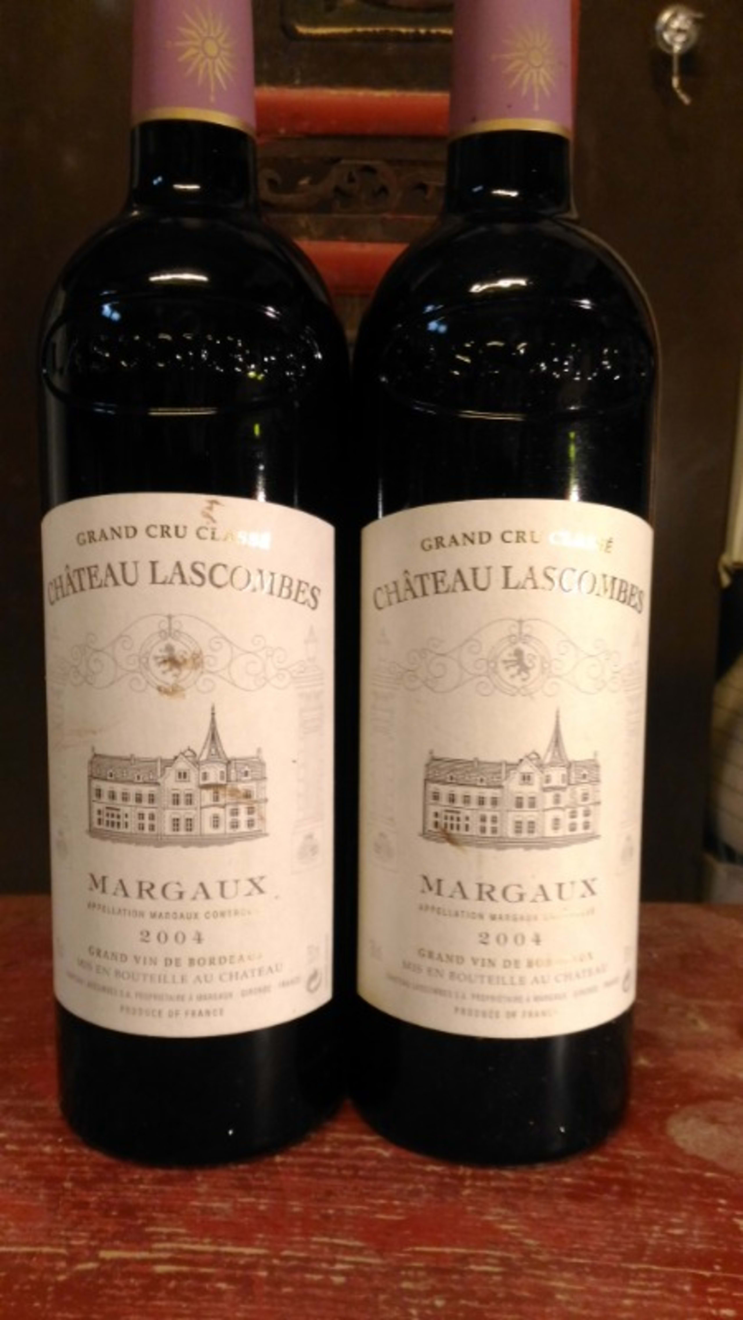 2 x Château Lascombes, Margaux, 2004