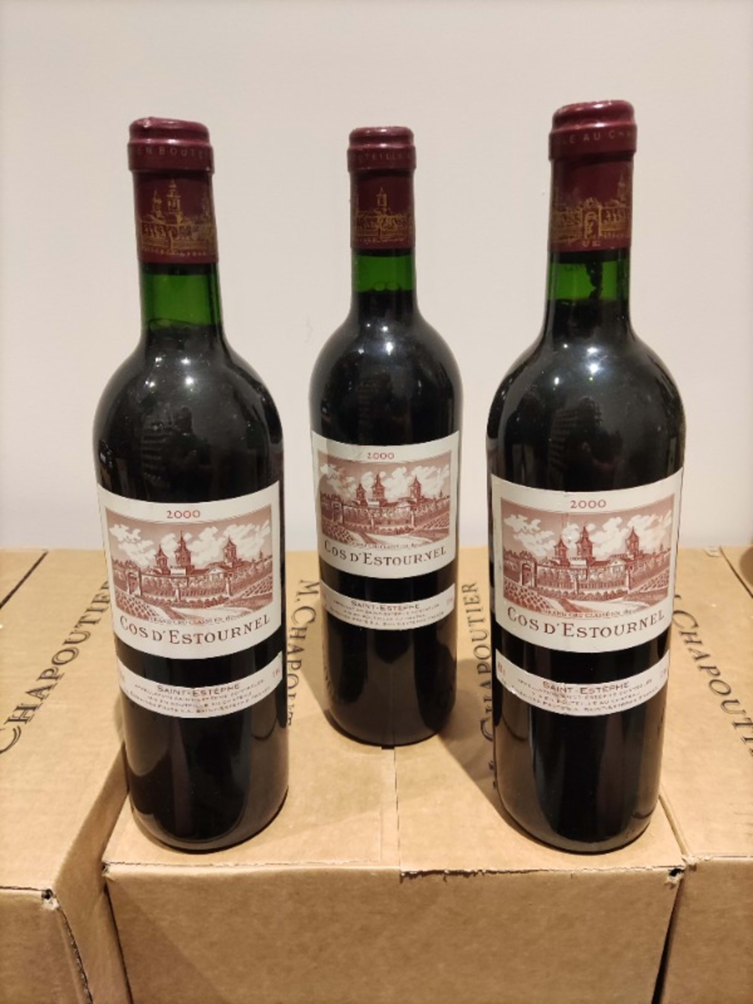 3 x Cos d'Estournel, Saint-Estèphe, 2000