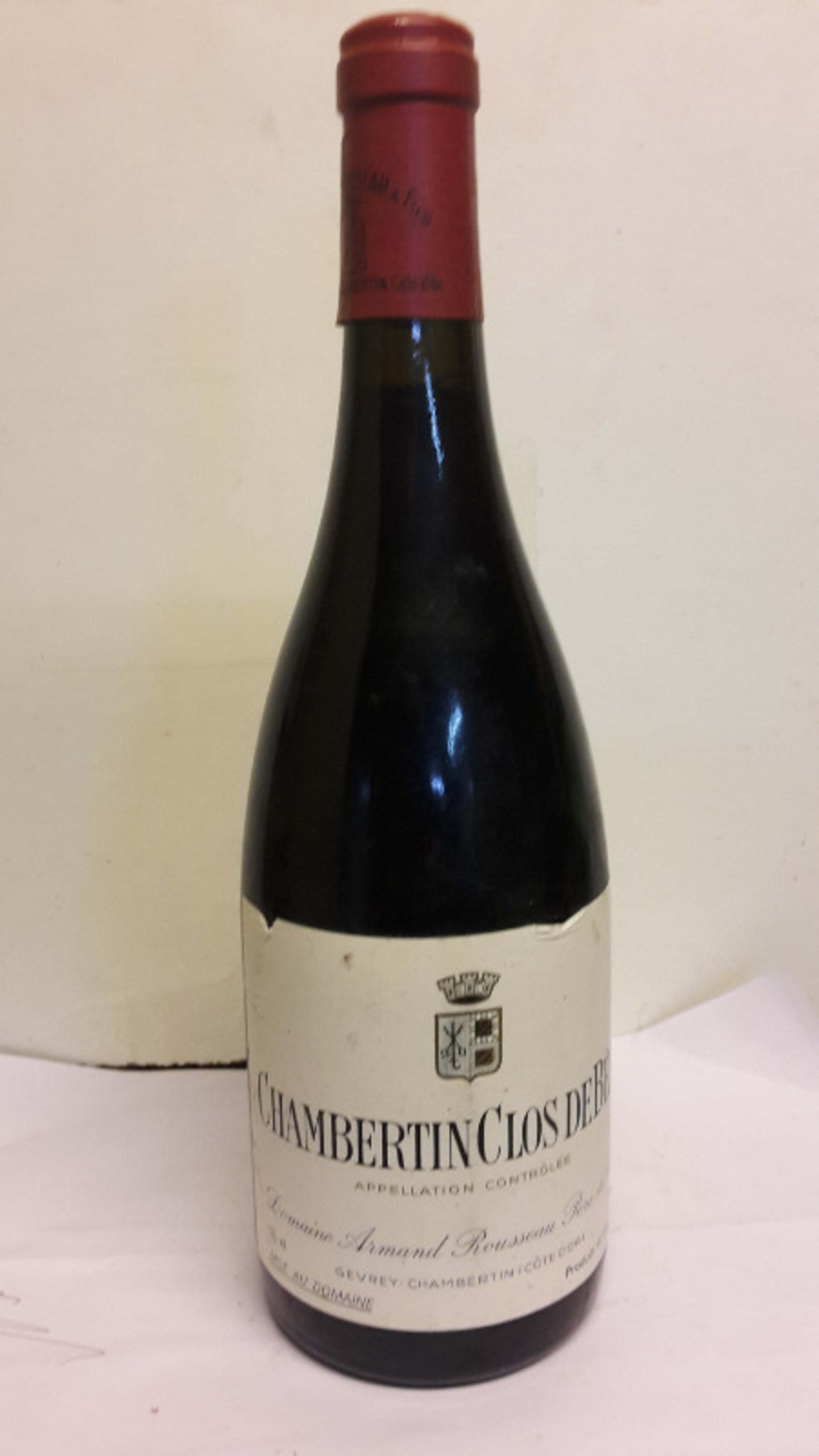 Chambertin-Clos de Bèze, Domaine Armand Rousseau, 1985