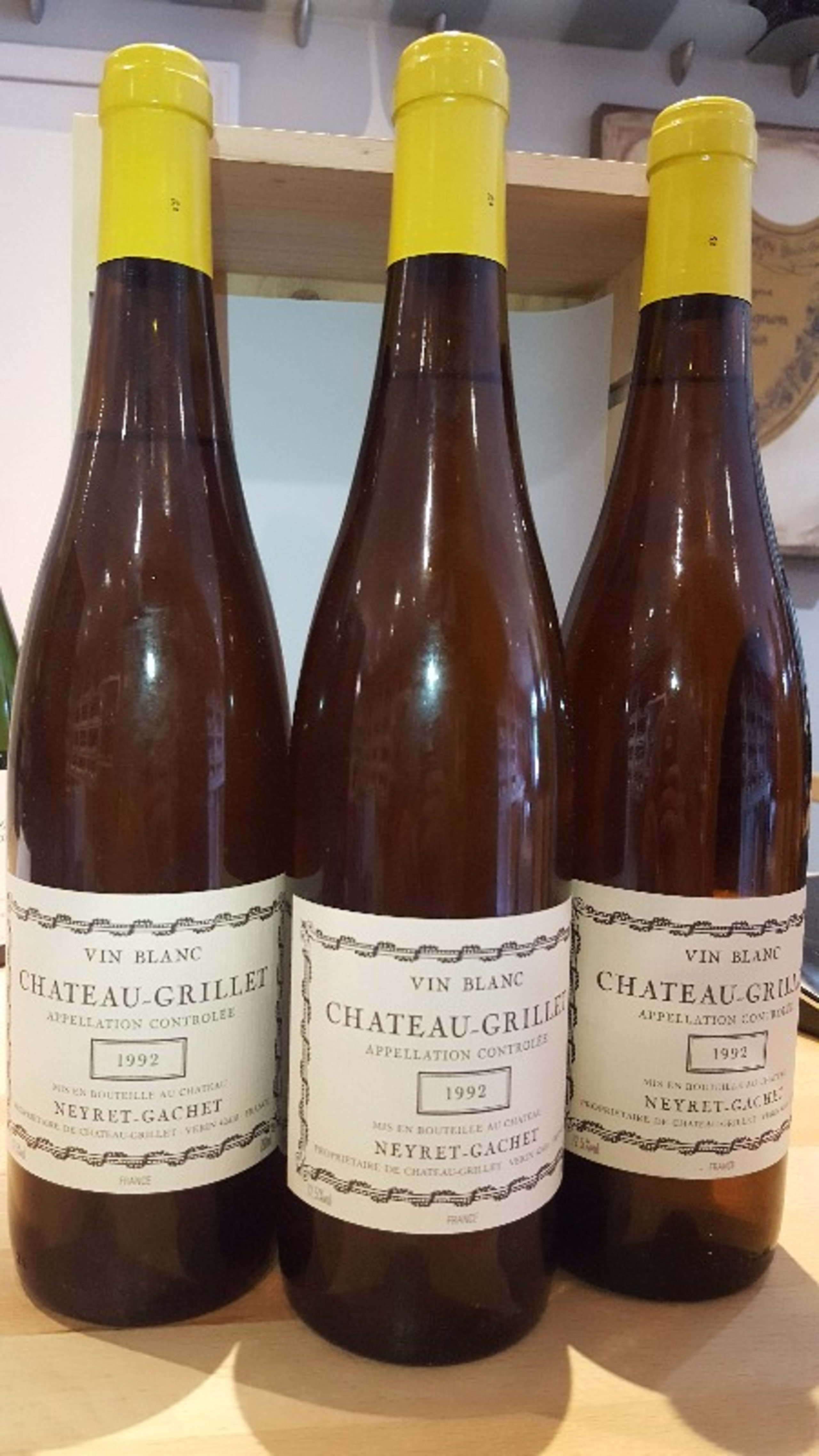 3 x Château-Grillet, Neyret-Gachet, 1992