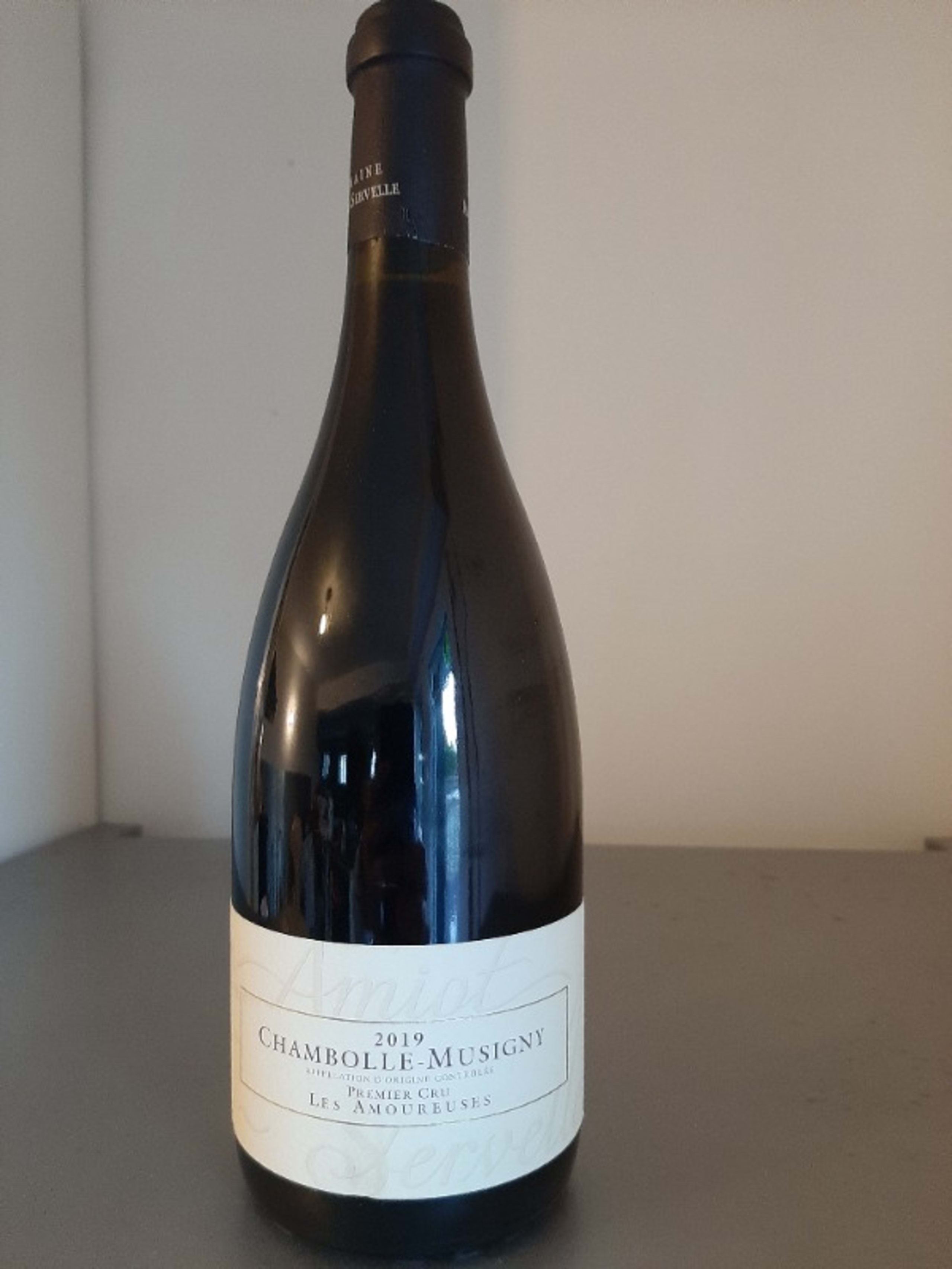 Chambolle-Musigny, 1er crû " Les Amoureuses ", AMIOT-SERVELLE, 2019