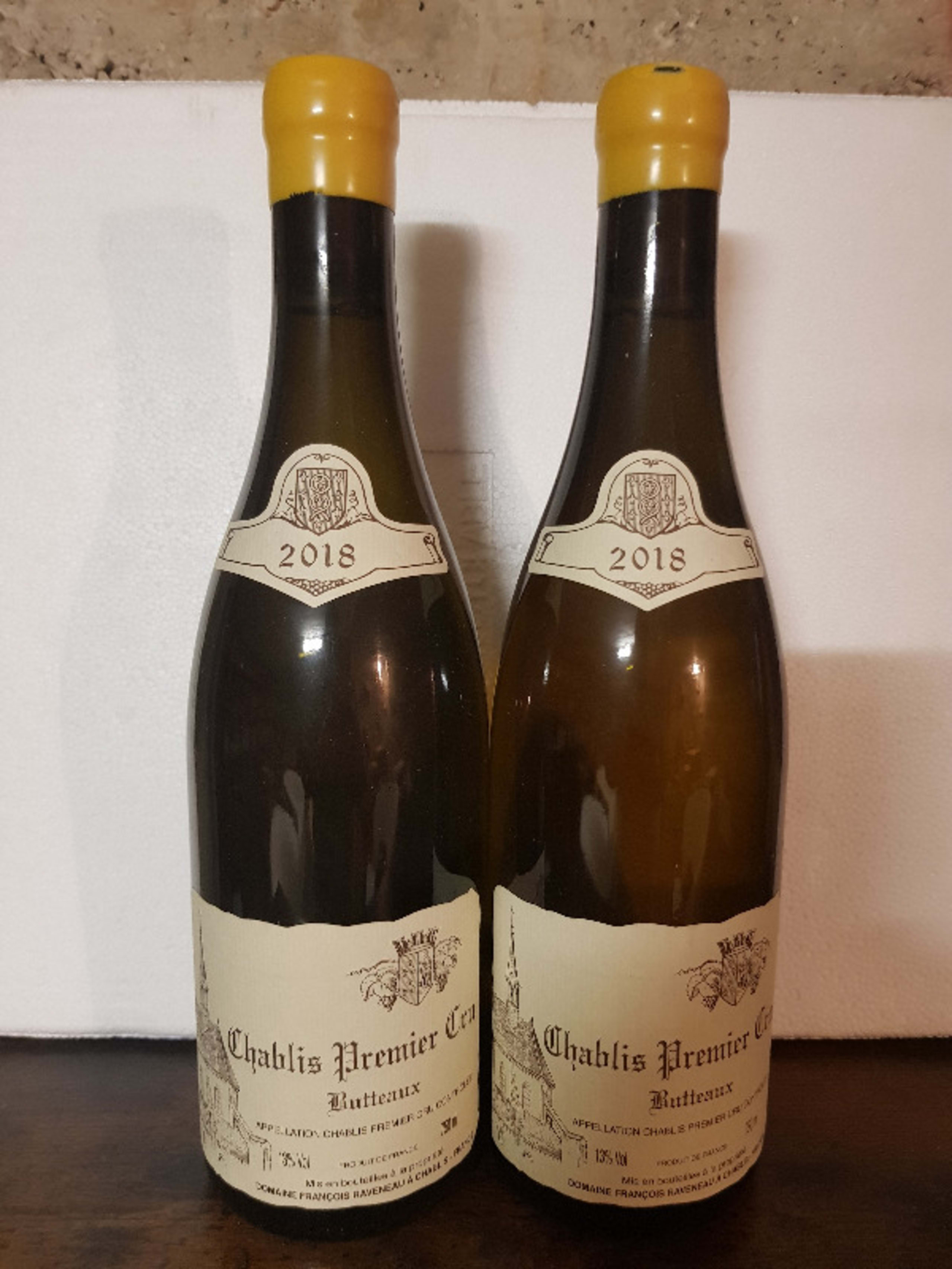 2 x Chablis Premier Cru, Butteaux, François Raveneau, 2018