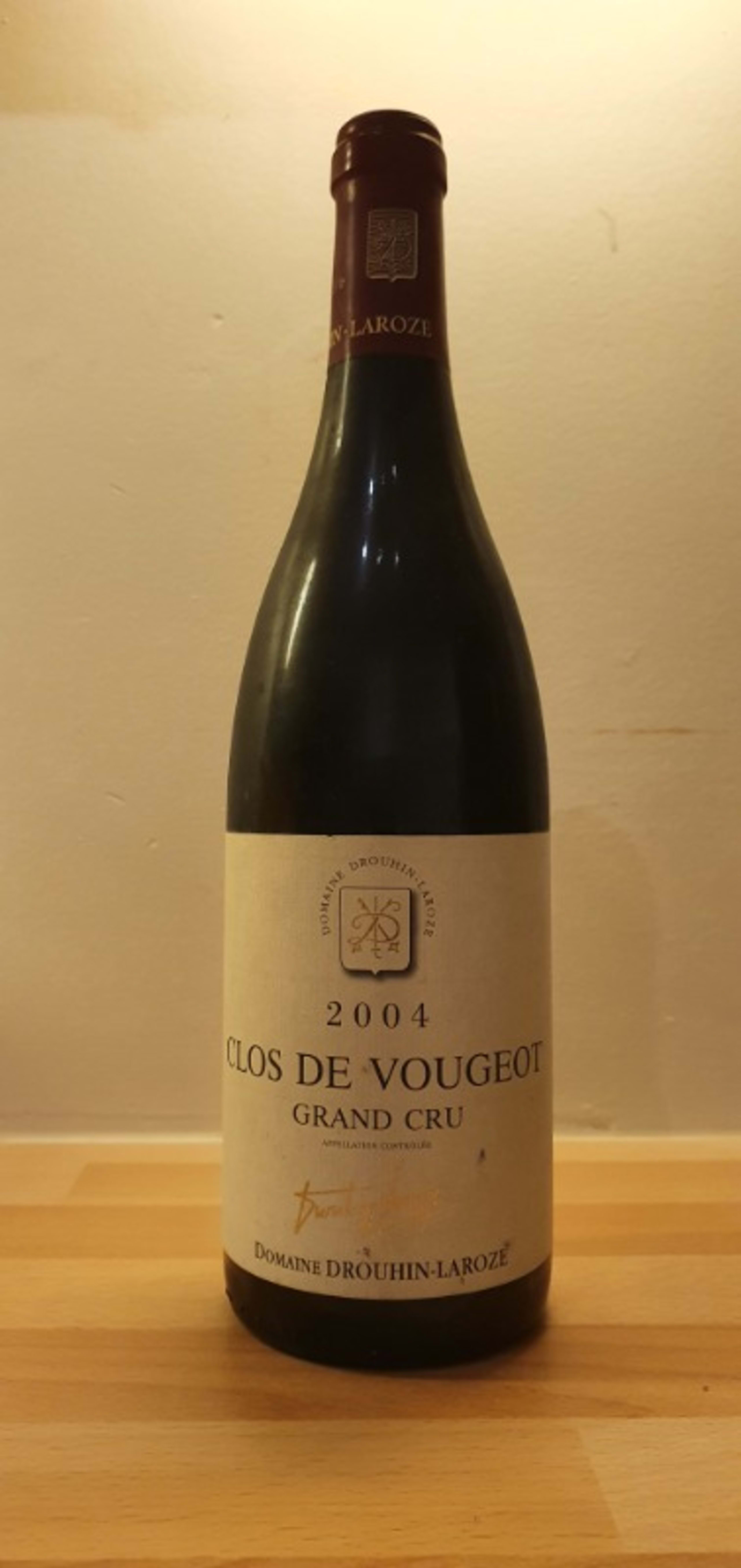 Clos de Vougeot, Grand cru, Drouhin - Laroze, 2004