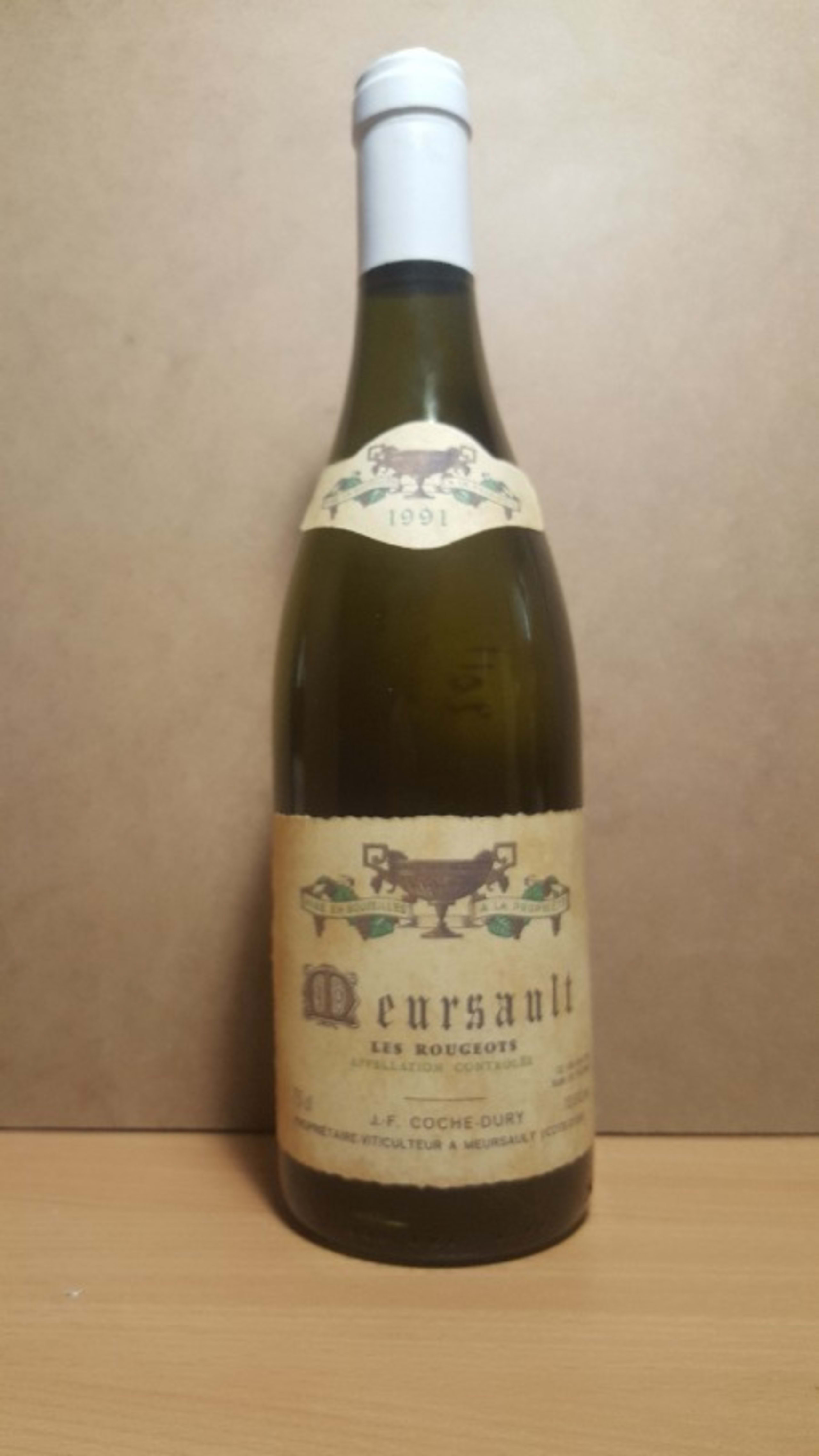 Meursault, Les Rougeots, J.F. Coche Dury, 1991