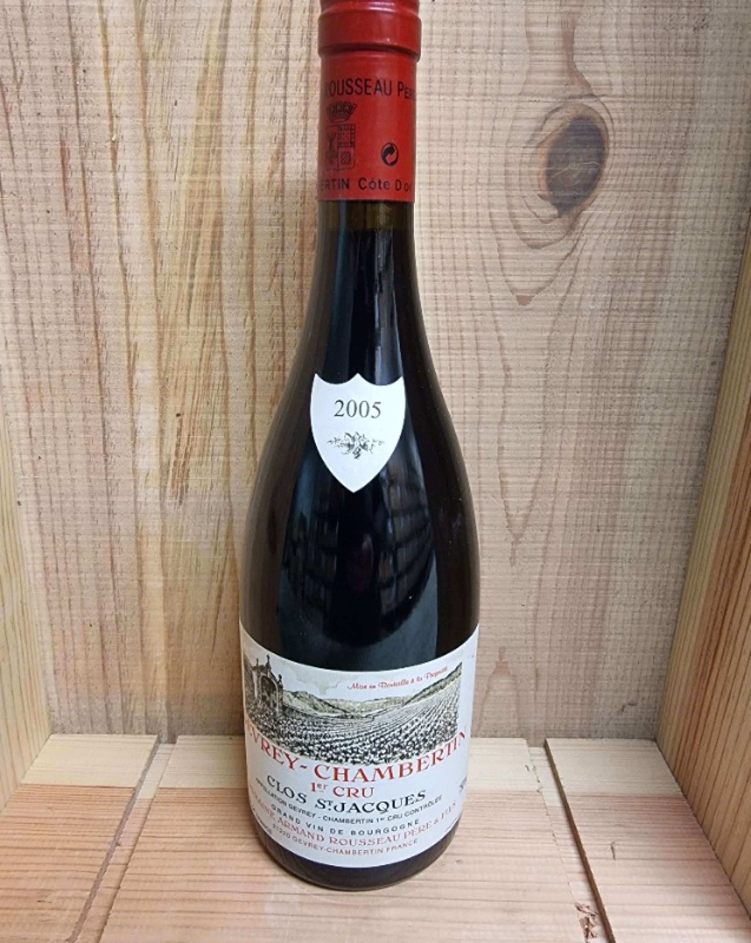 Gevrey-Chambertin, 1er Cru Clos St Jacques, Domaine  A. Rousseau, 2005