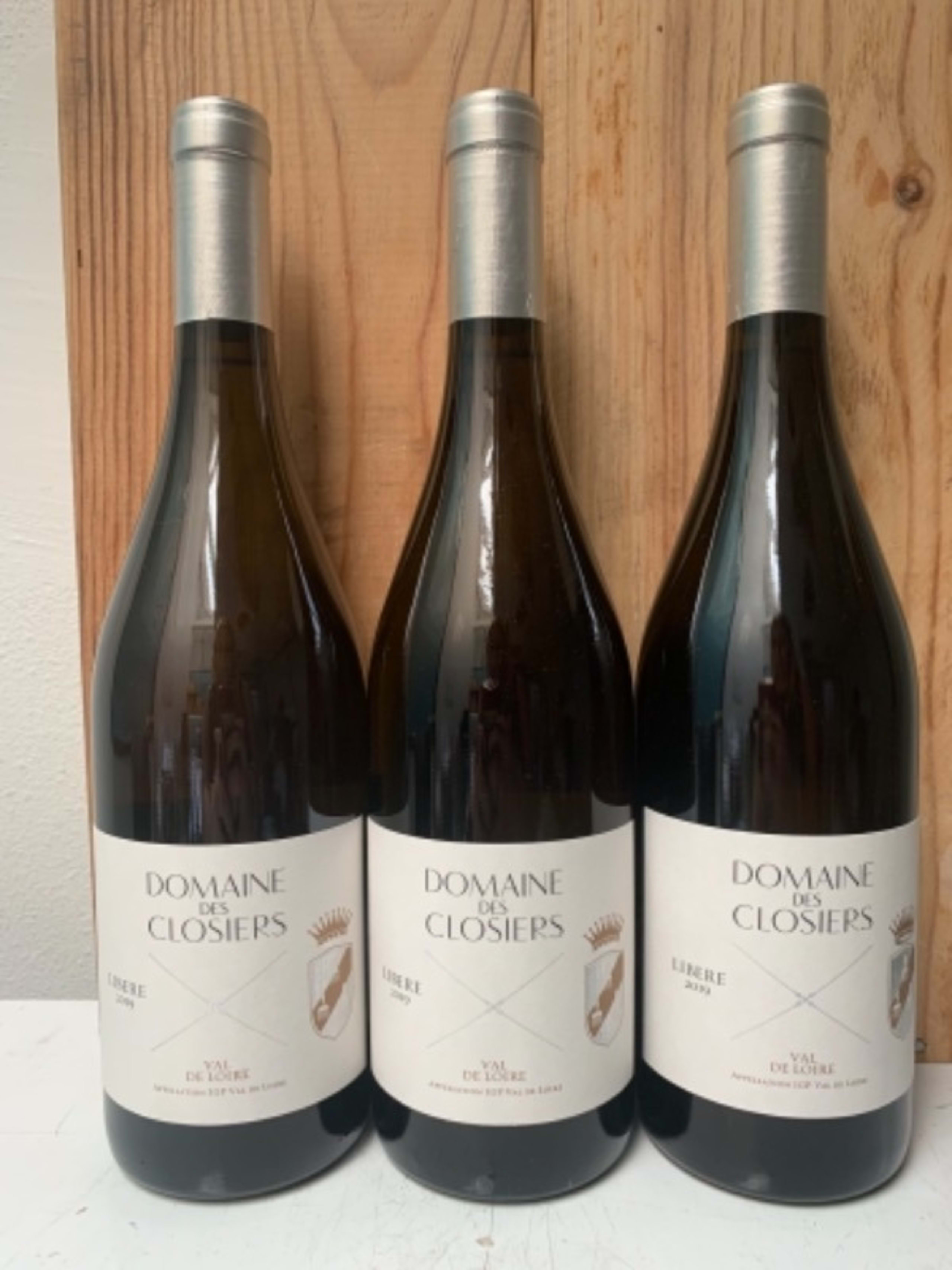 3 x Libere, Domaine des Closiers, IGP Loire,2019 [chardonnay]