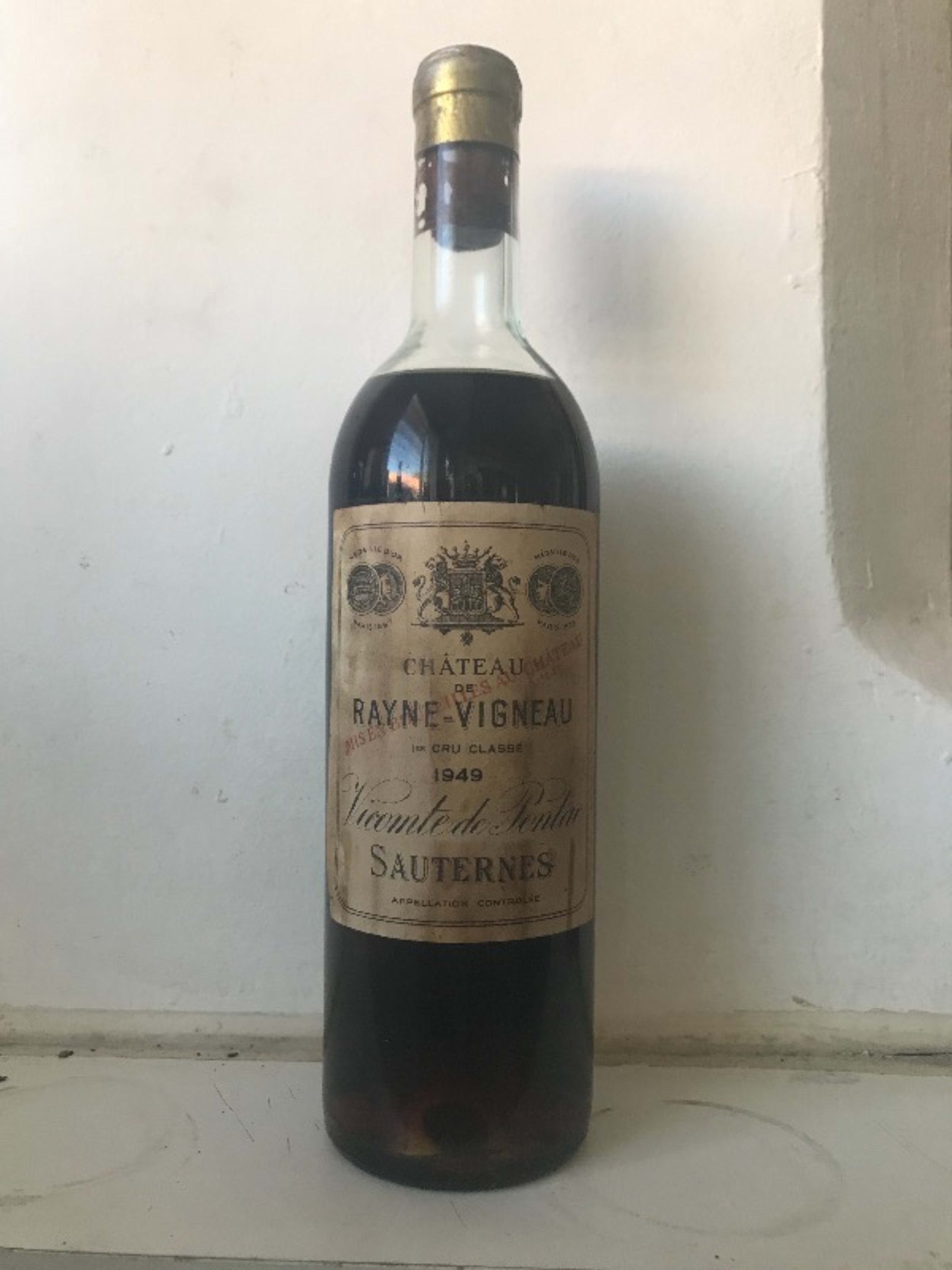 1er cru, Château de Rayne Vigneau, Sauternes, 1949