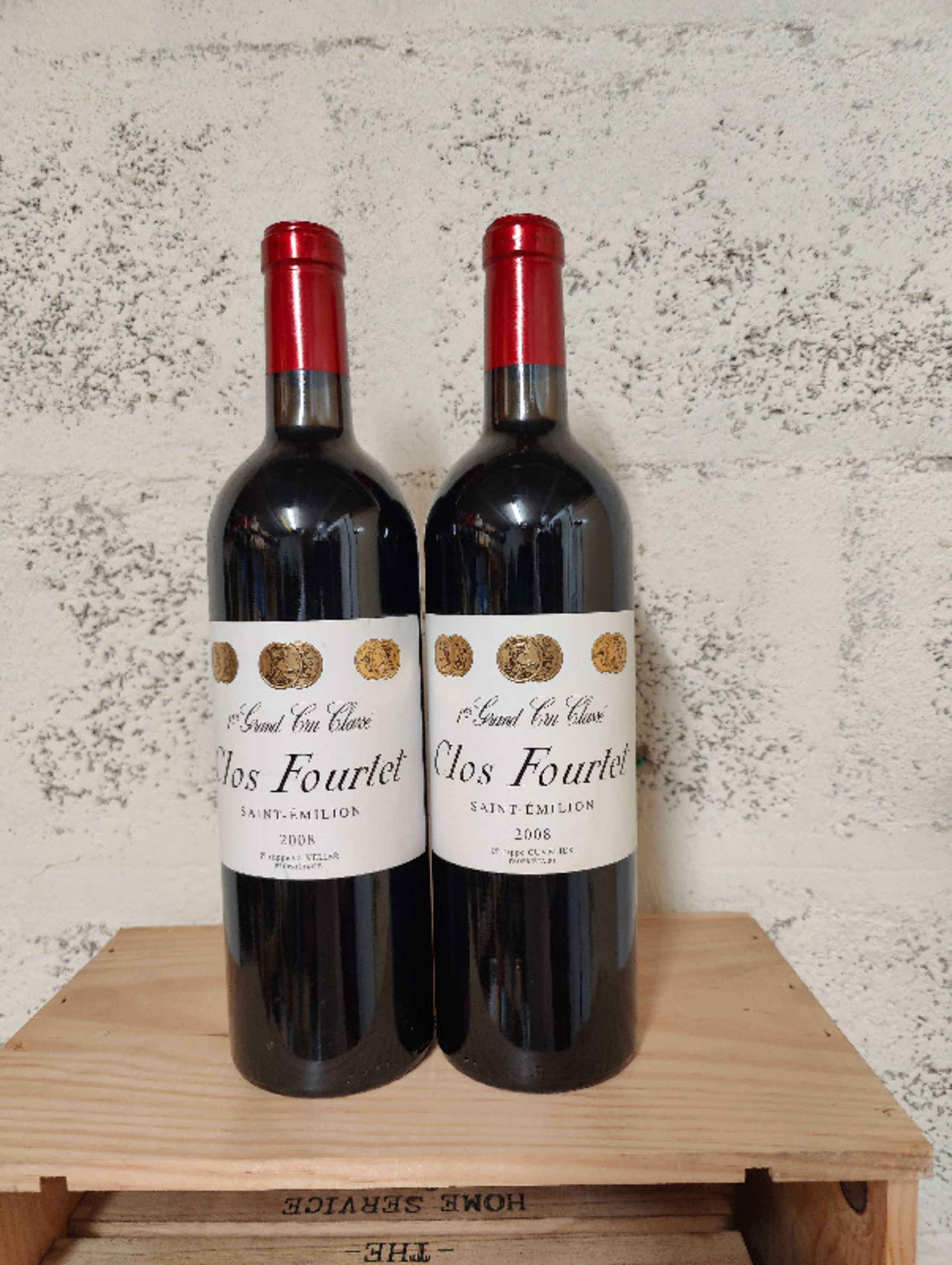 2 x Clos Fourtet, Saint-Émilion Grand Cru, 2008