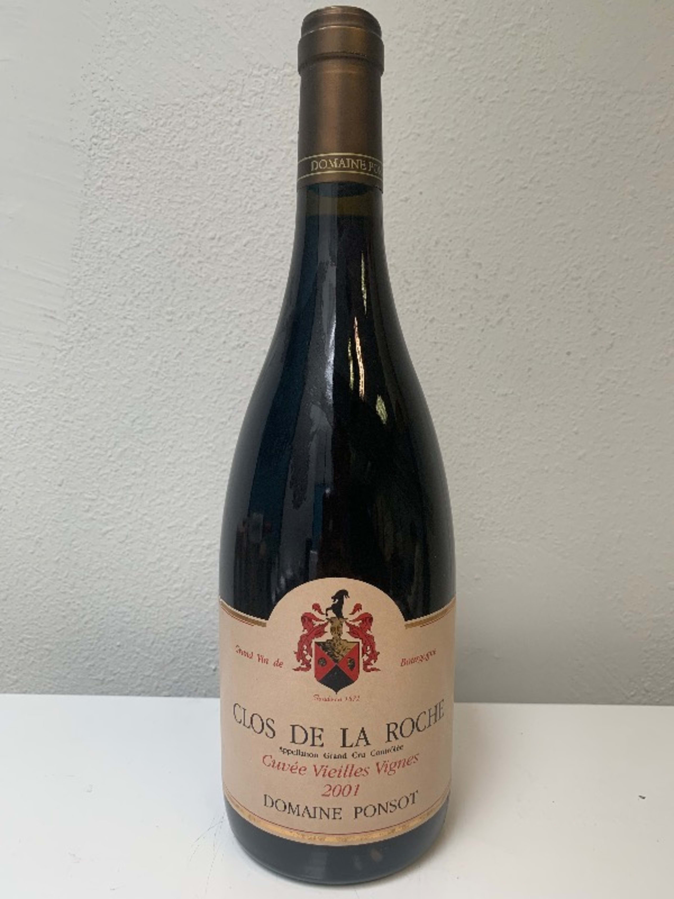 Clos-de-la-Roche, Cuvée vieilles vignes, Domaine Ponsot, 2001