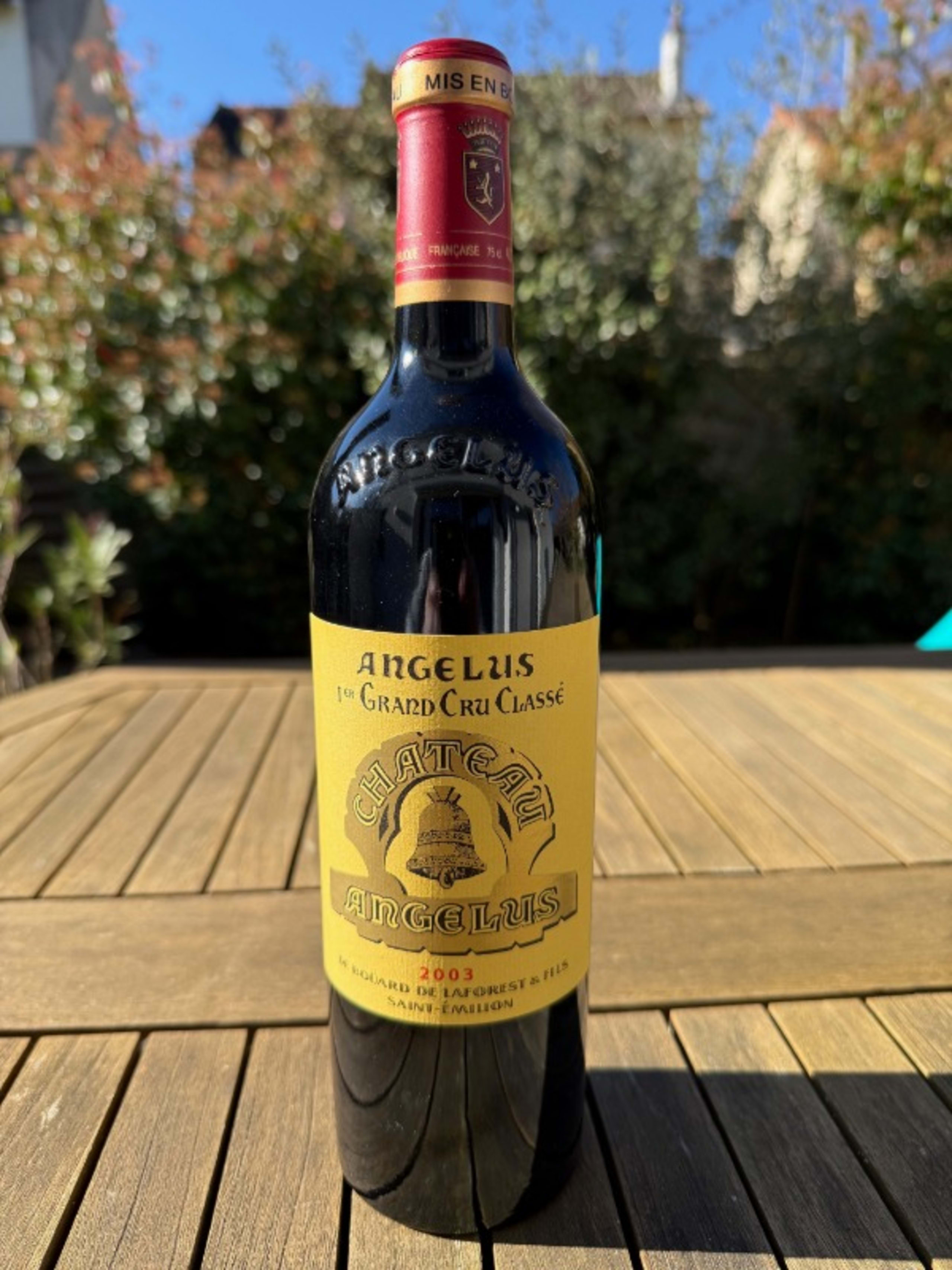 château Angélus, Saint-Émilion Grand Cru, 2003