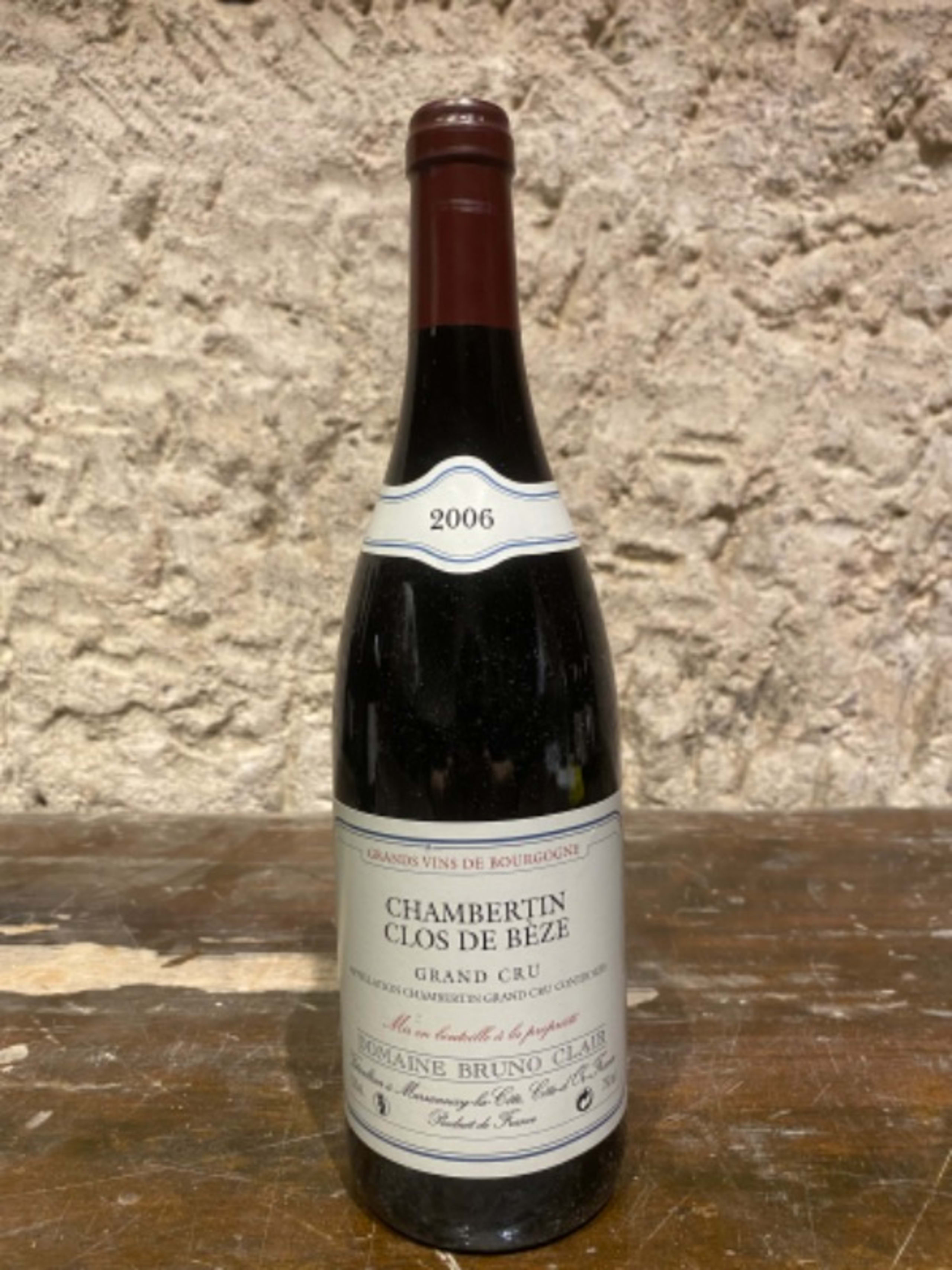 Chambertin-Clos de Bèze, Grand Cru, Domaine Bruno Clair, 2006