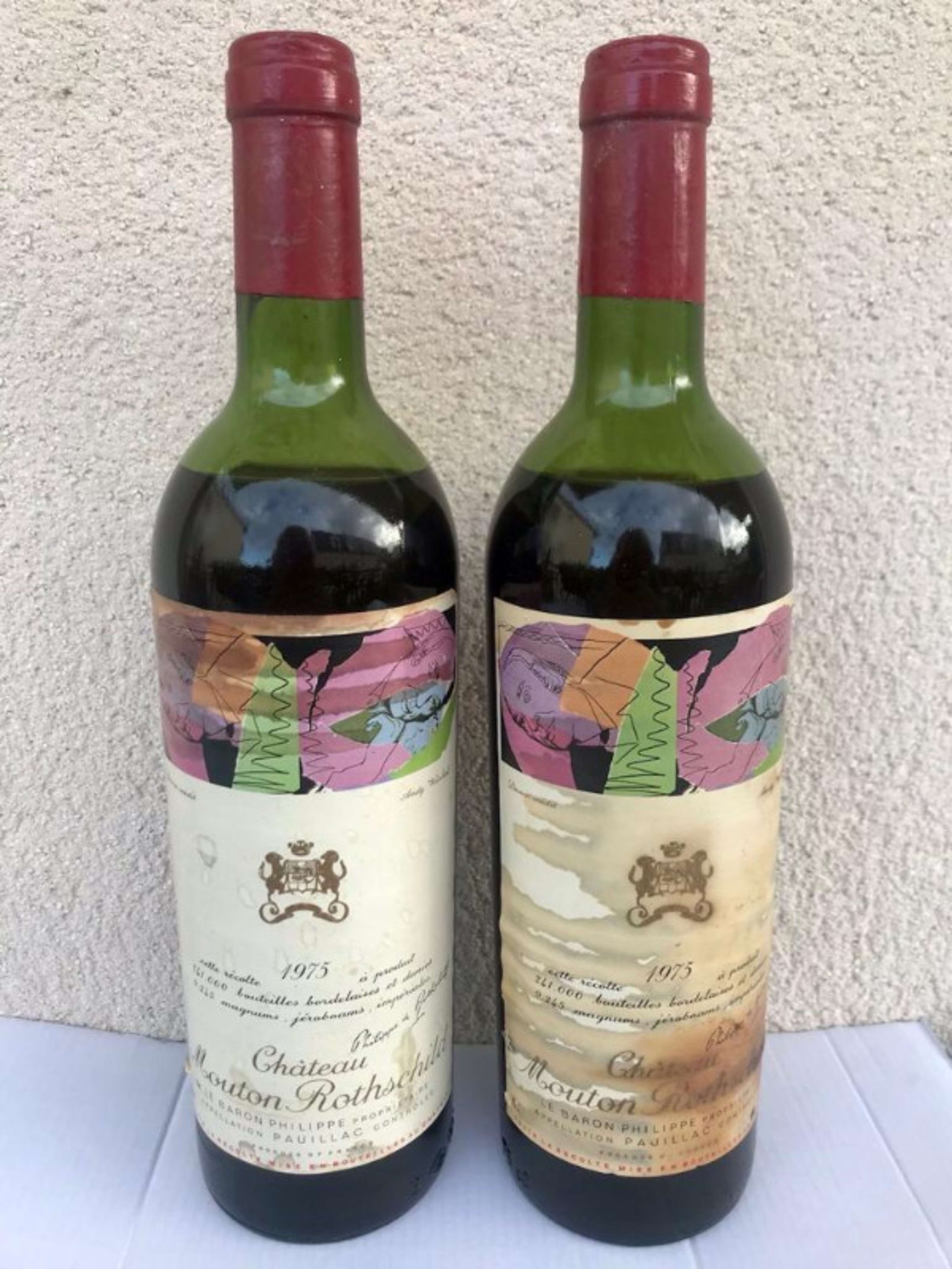 2 x Château Mouton Rothschild, Pauillac, 1975
