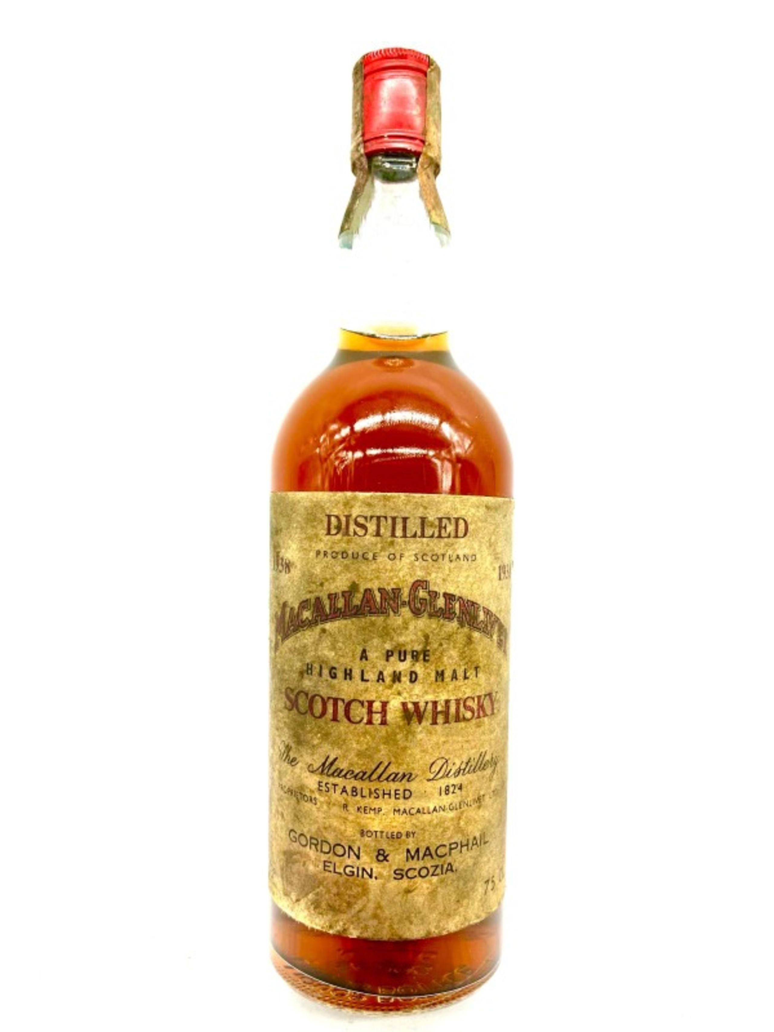 Macallan Glenlivet Pure Highland Malt , 75cl - 43°, Macallan Glenlivet, Whisky, 1938