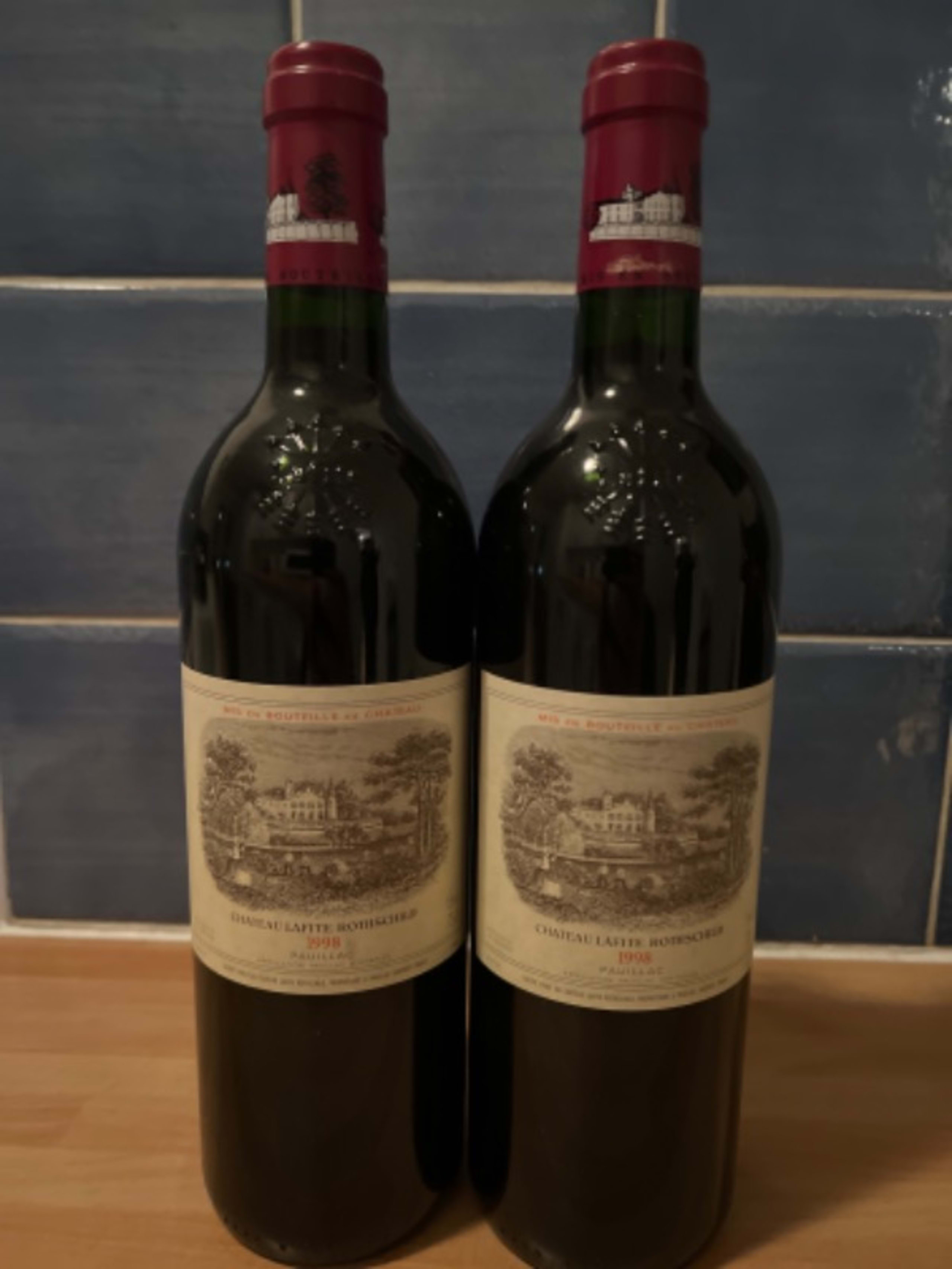 2 x Château Lafite Rothschild, Pauillac, 1998