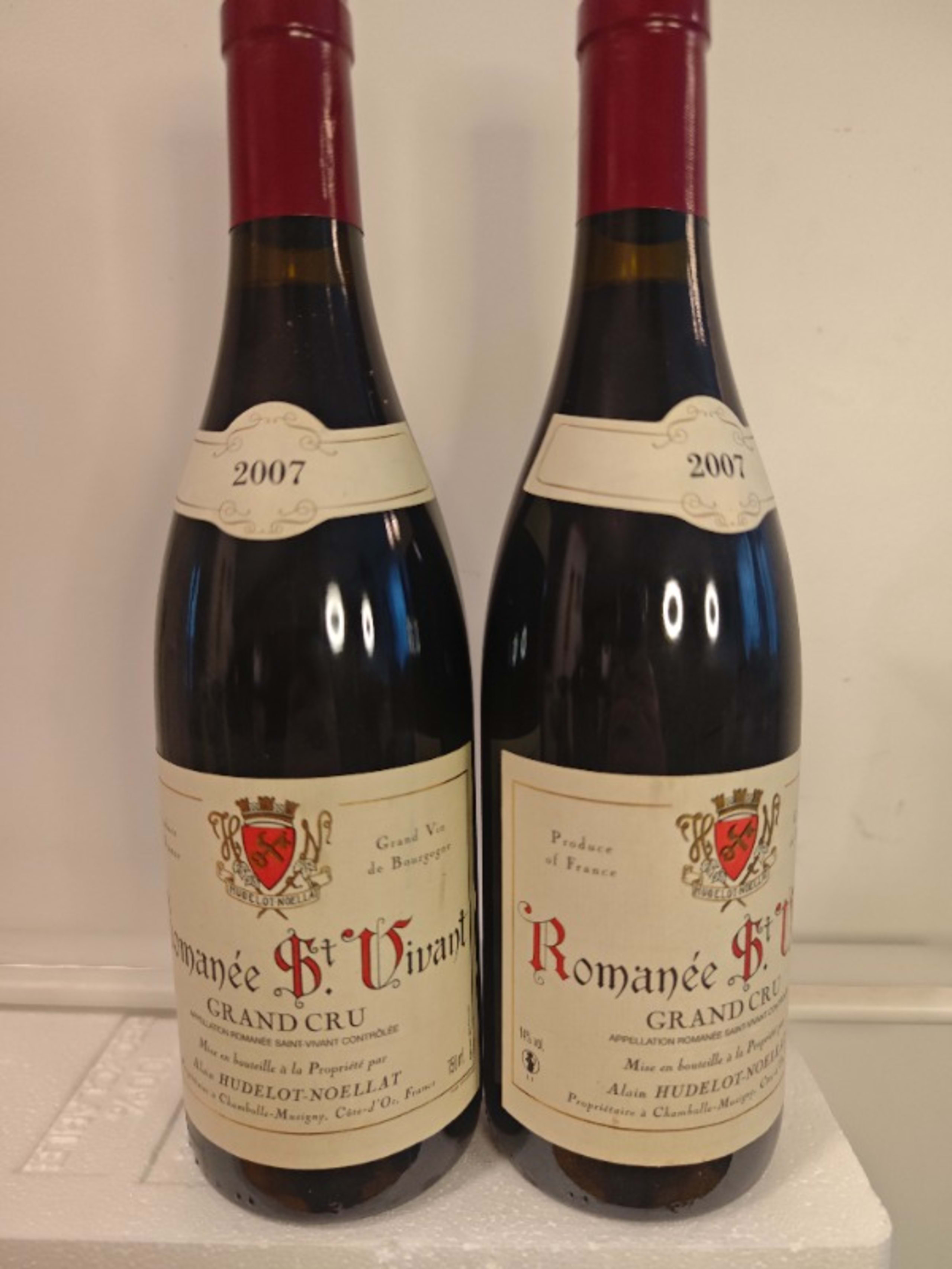2 x Romanée-Saint-Vivant, Grand Cru, Alain Hudelot Noëllat, 2007