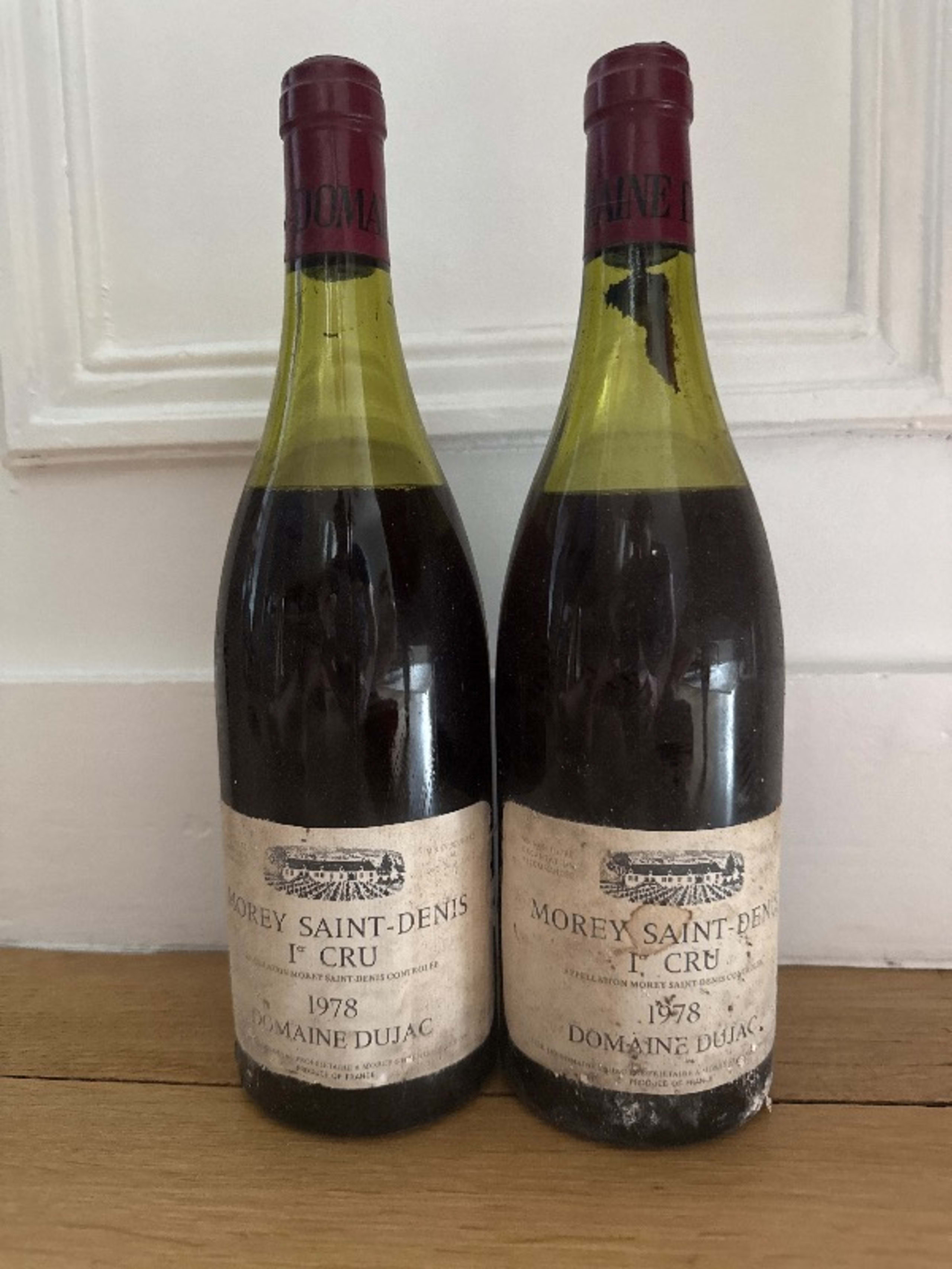 2 x Morey-Saint-Denis, 1er Cru, domaine Dujac, 1978