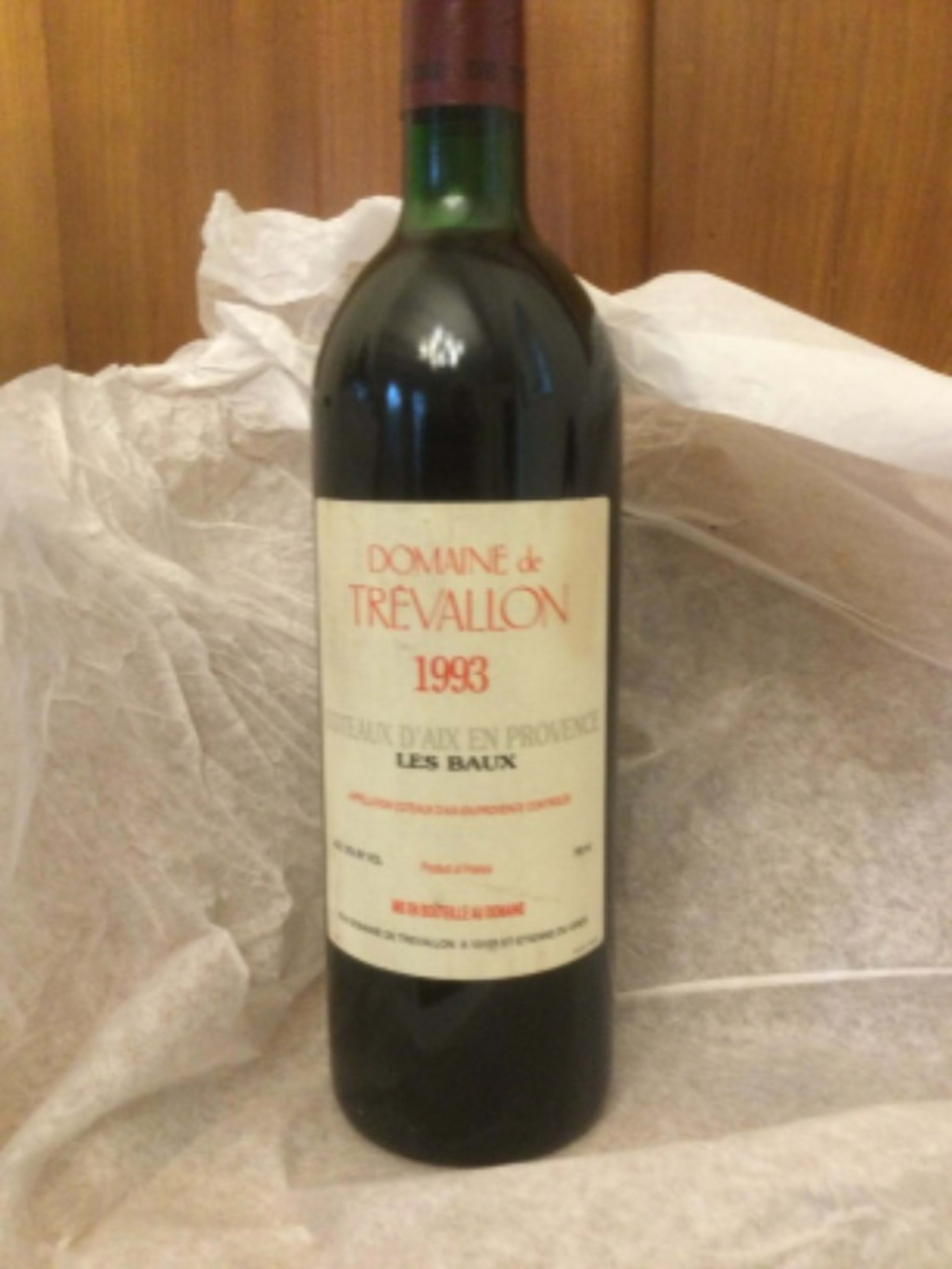 Domaine de Trévallon, Vin de Pays des Alpilles, 1993