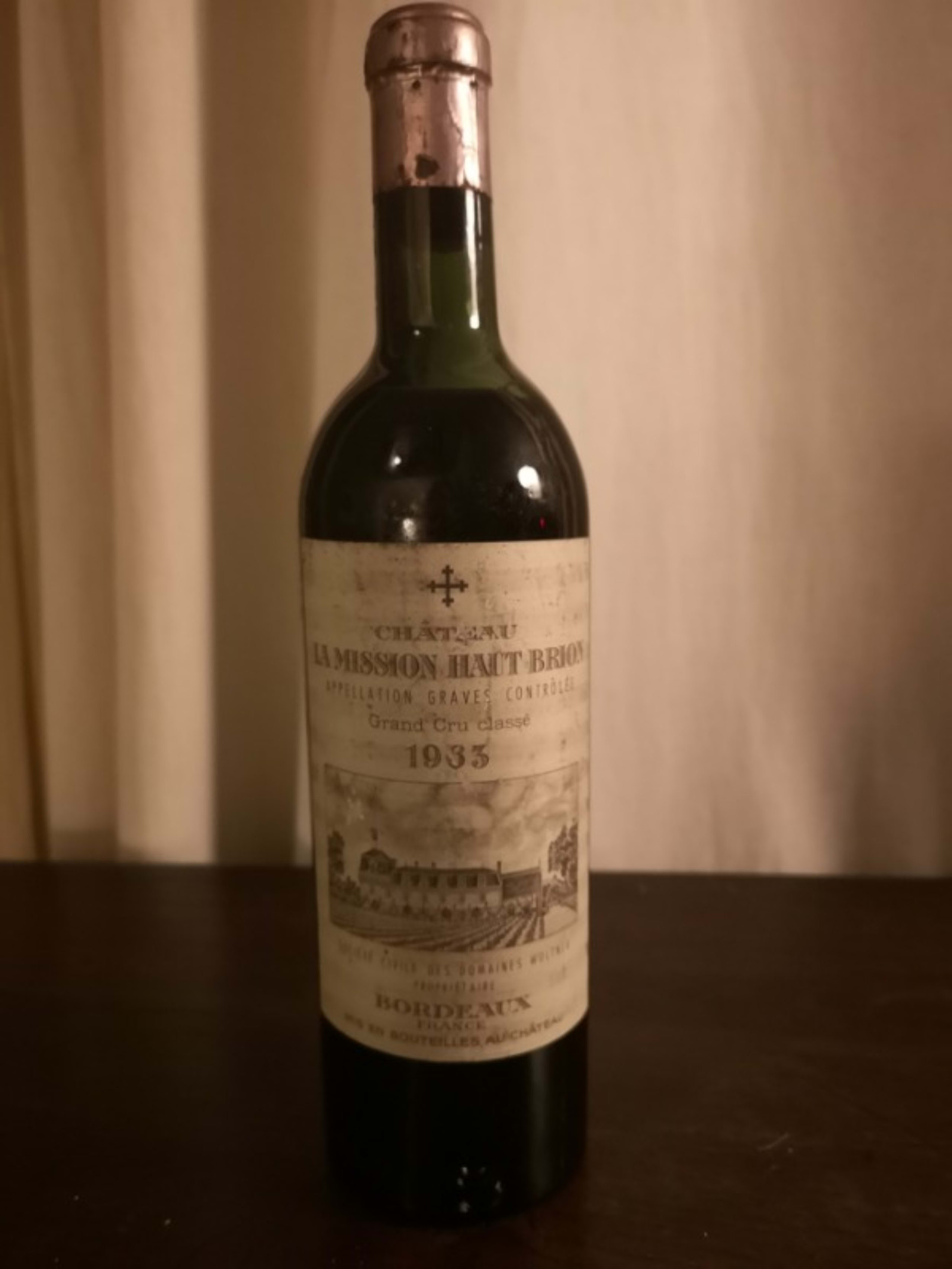Château Mission Haut Brion, Pessac-Léognan, 1963