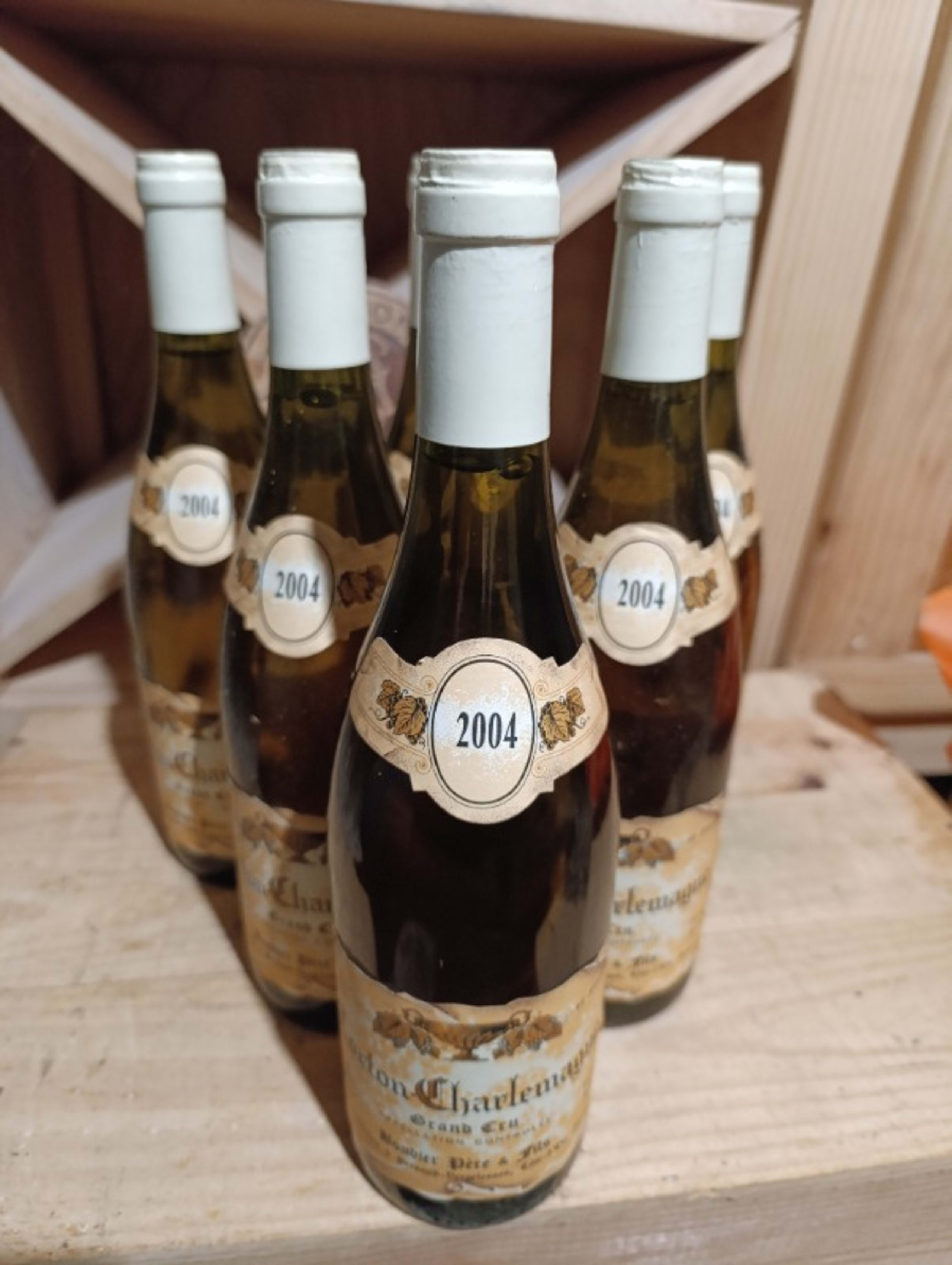 6 x Corton-Charlemagne, Grand Cru, Boudier Père et Fils, 2004