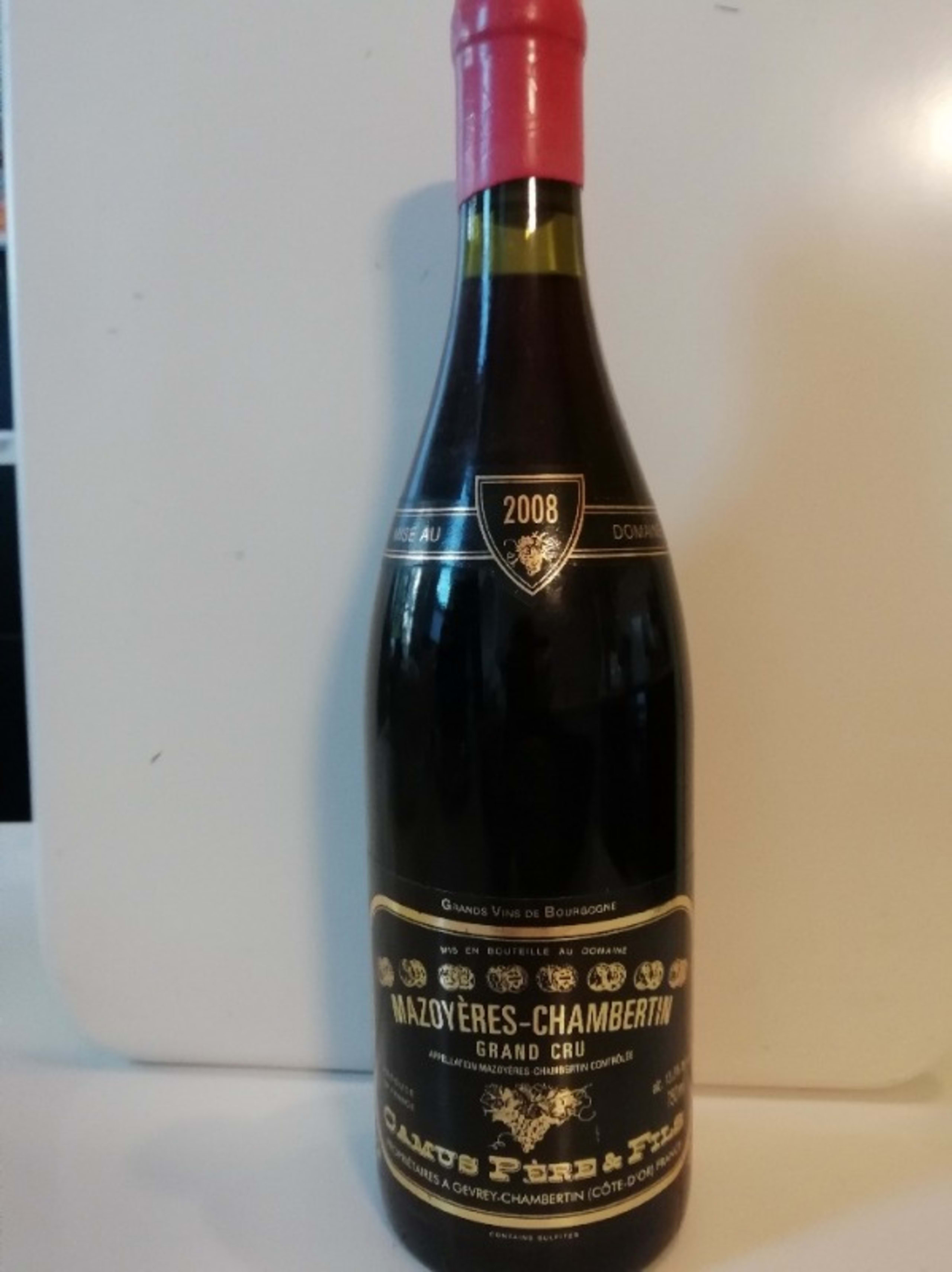 Mazoyères-Chambertin, Camus Père et Fils, 2008