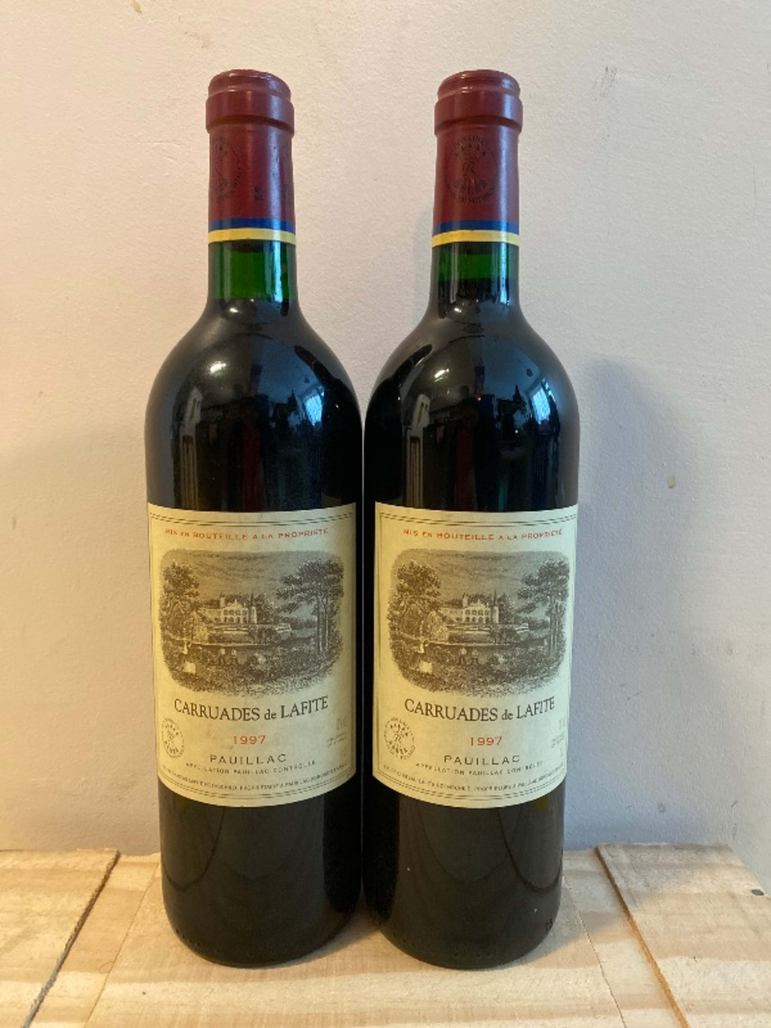 2 x Carruades, château Lafite Rothschild, Pauillac, 1997
