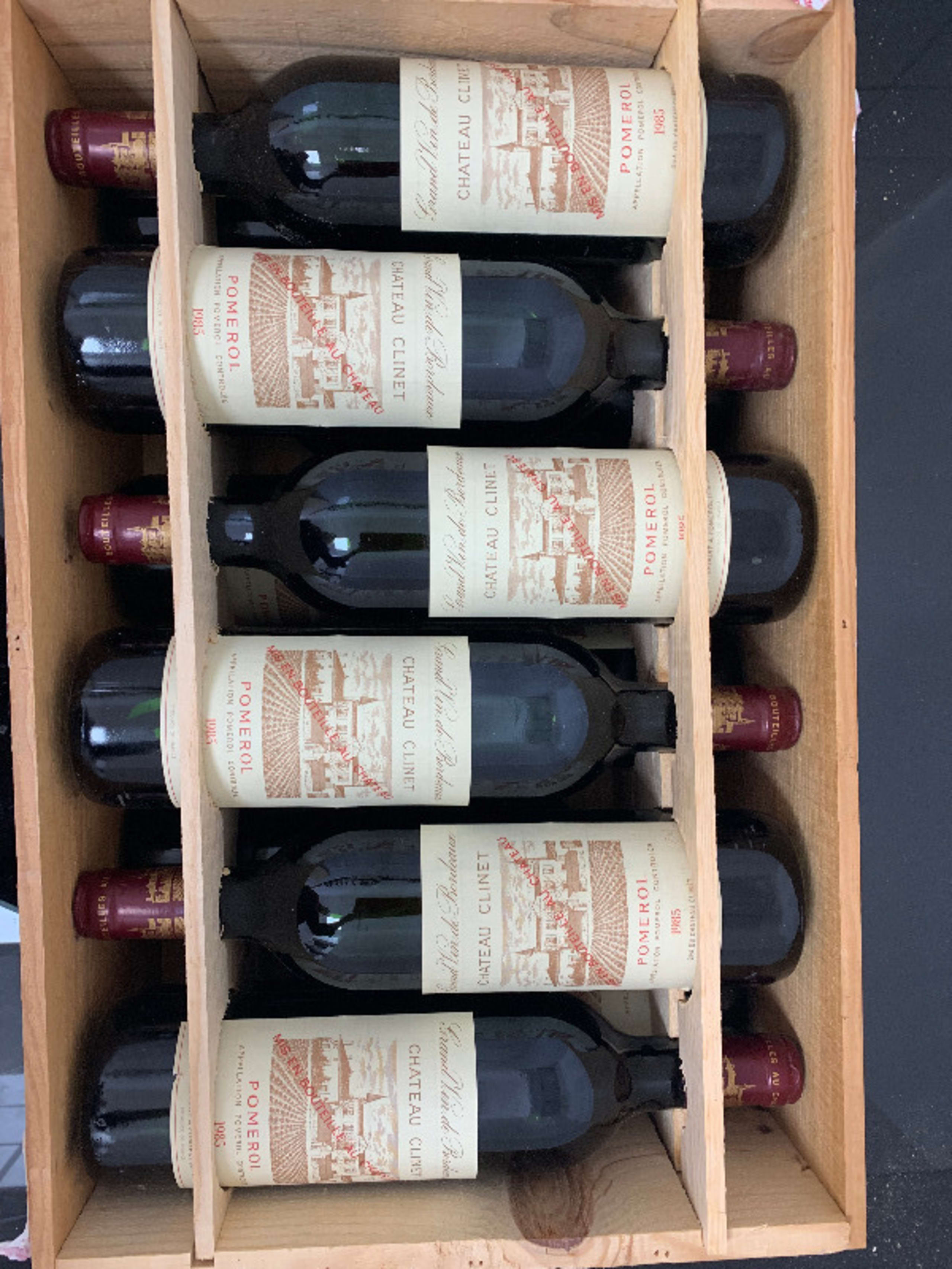 CBO/OWC 12 x Château Clinet, Pomerol, 1985