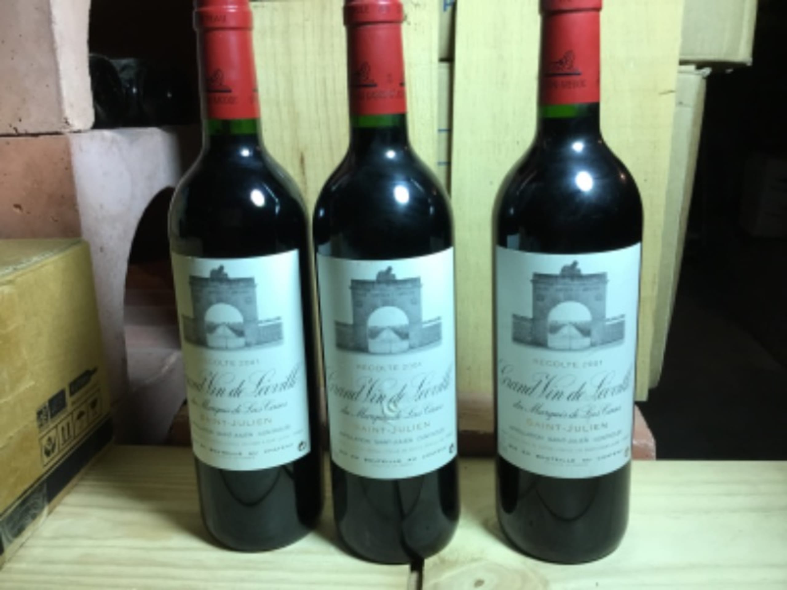 3 x Grand Vin de Léoville du Marquis de las Cases, Saint-Julien, 2001