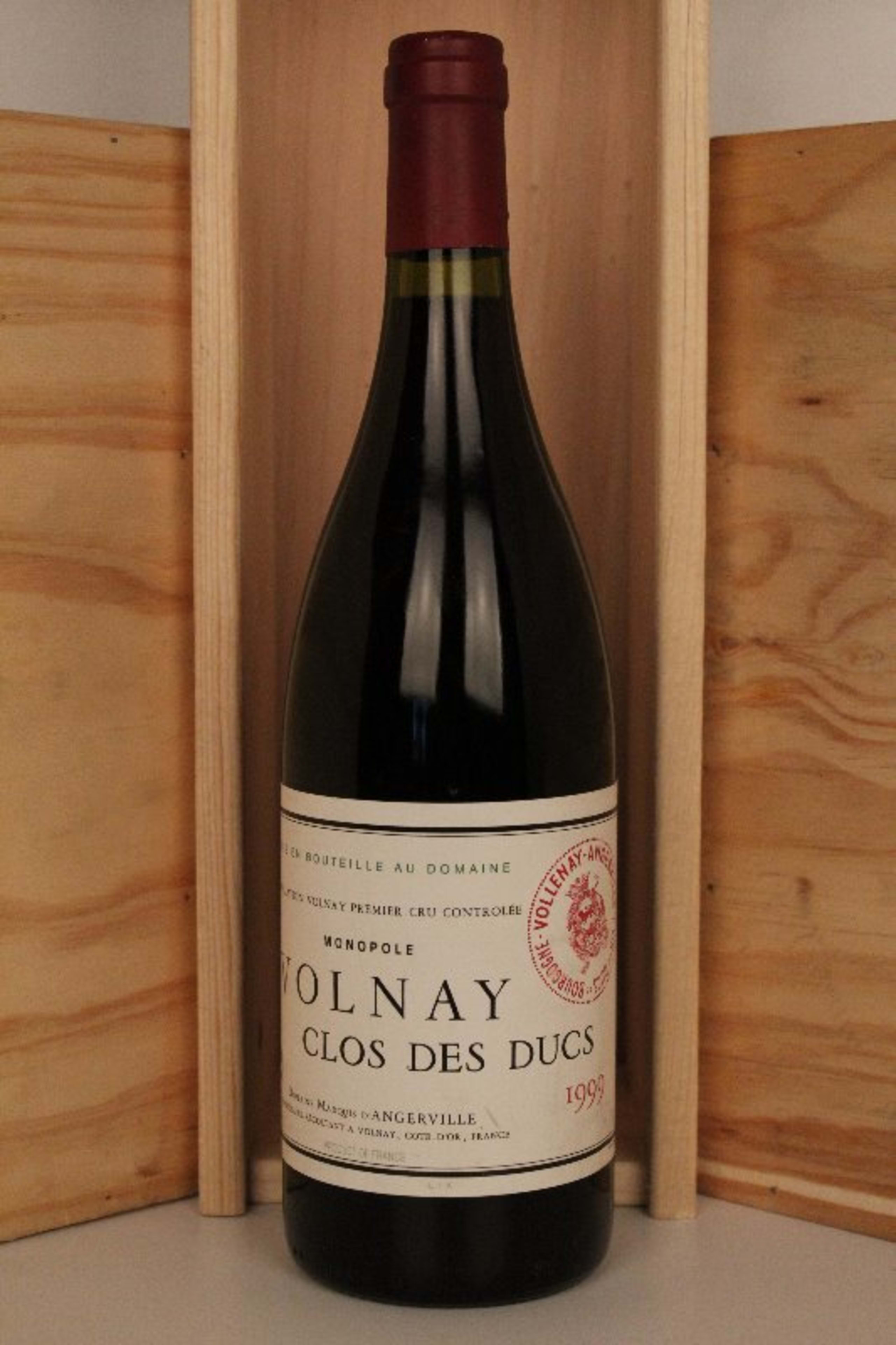 Volnay, Clos des Ducs-Monopole, Marquis d'Angerville, 1999