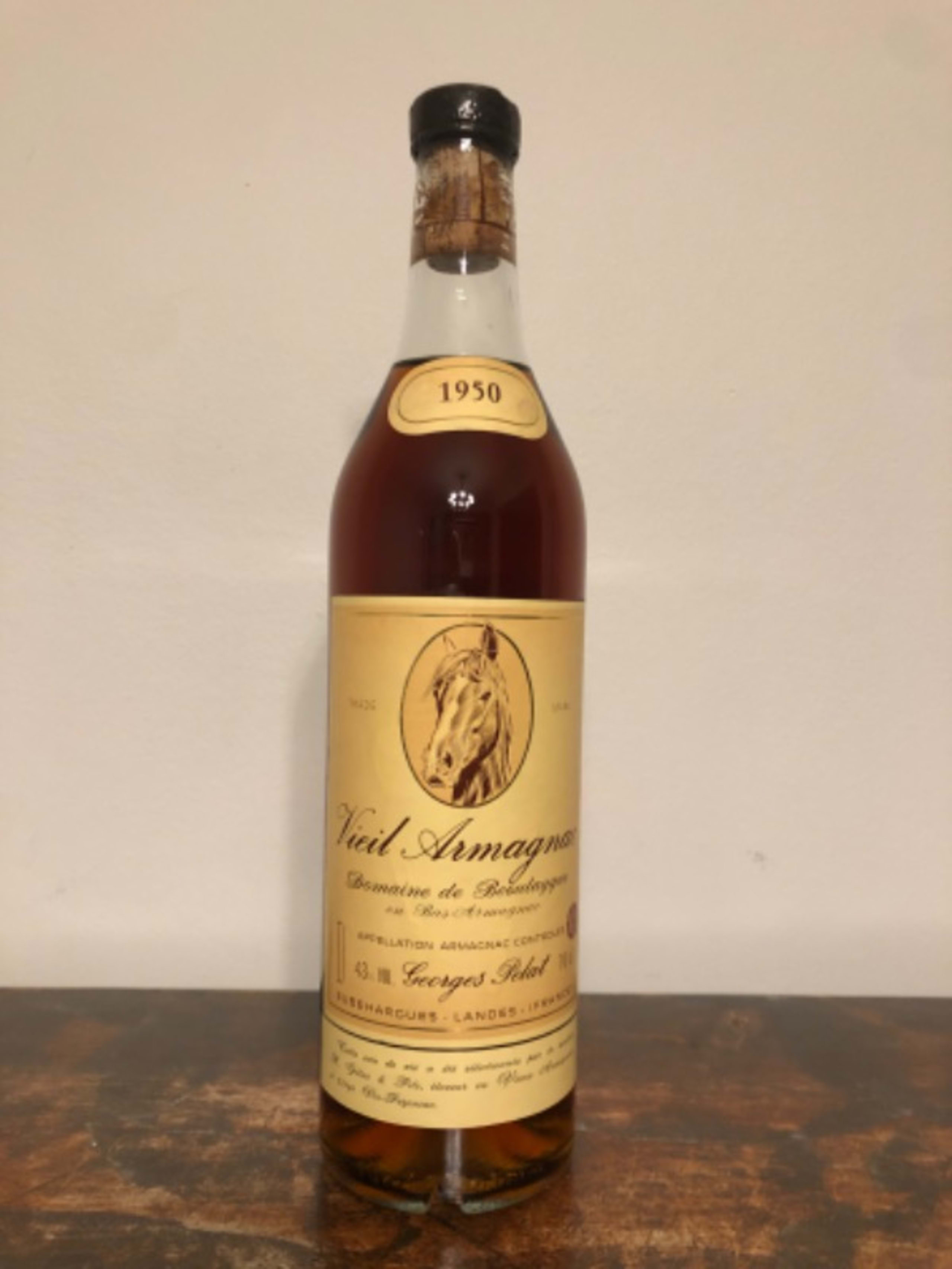 Georges Pelat, Domaine de Beoulaygue, Armagnac, 1950