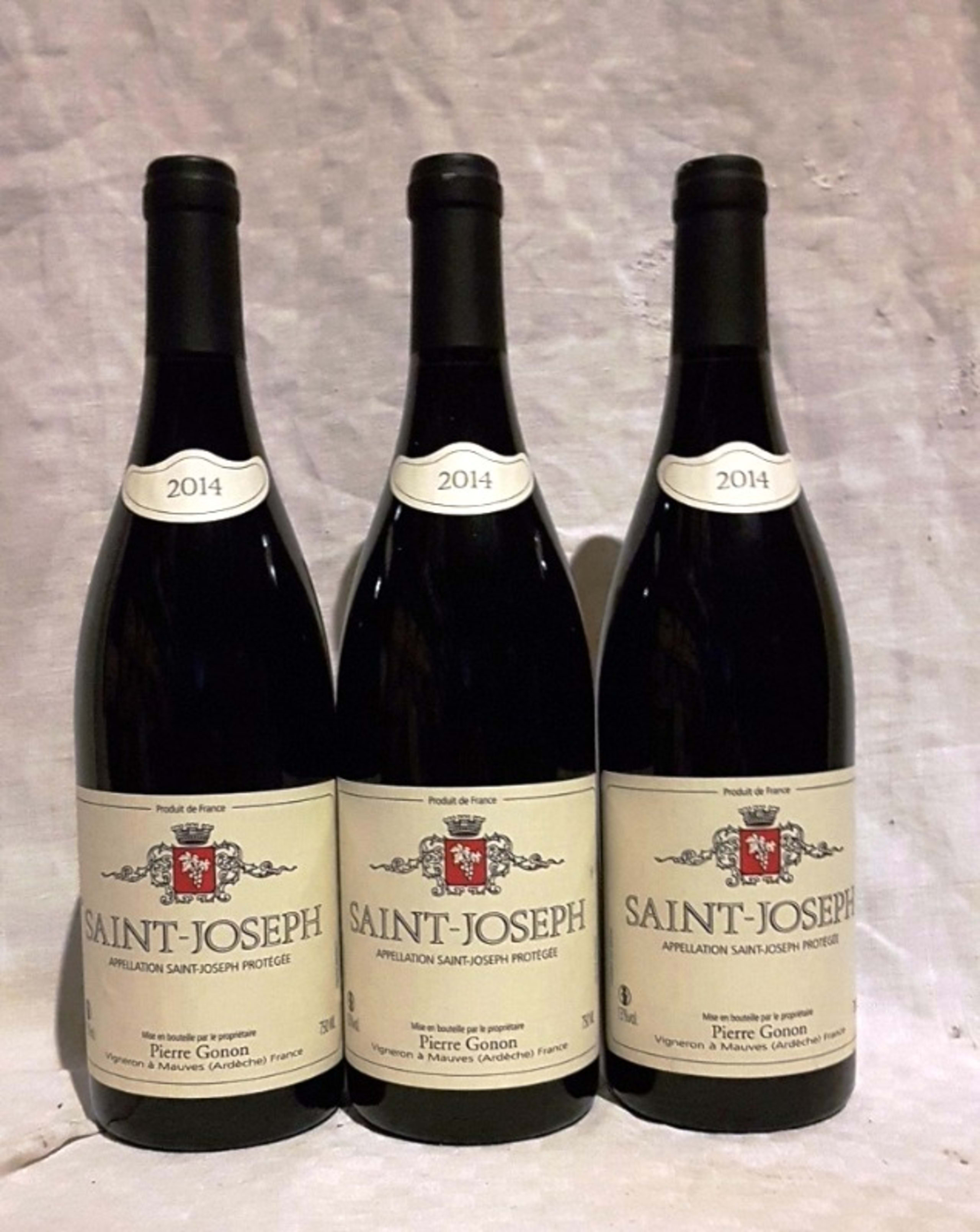 3 x Saint-Joseph, DOMAINE PIERRE GONON, 2014