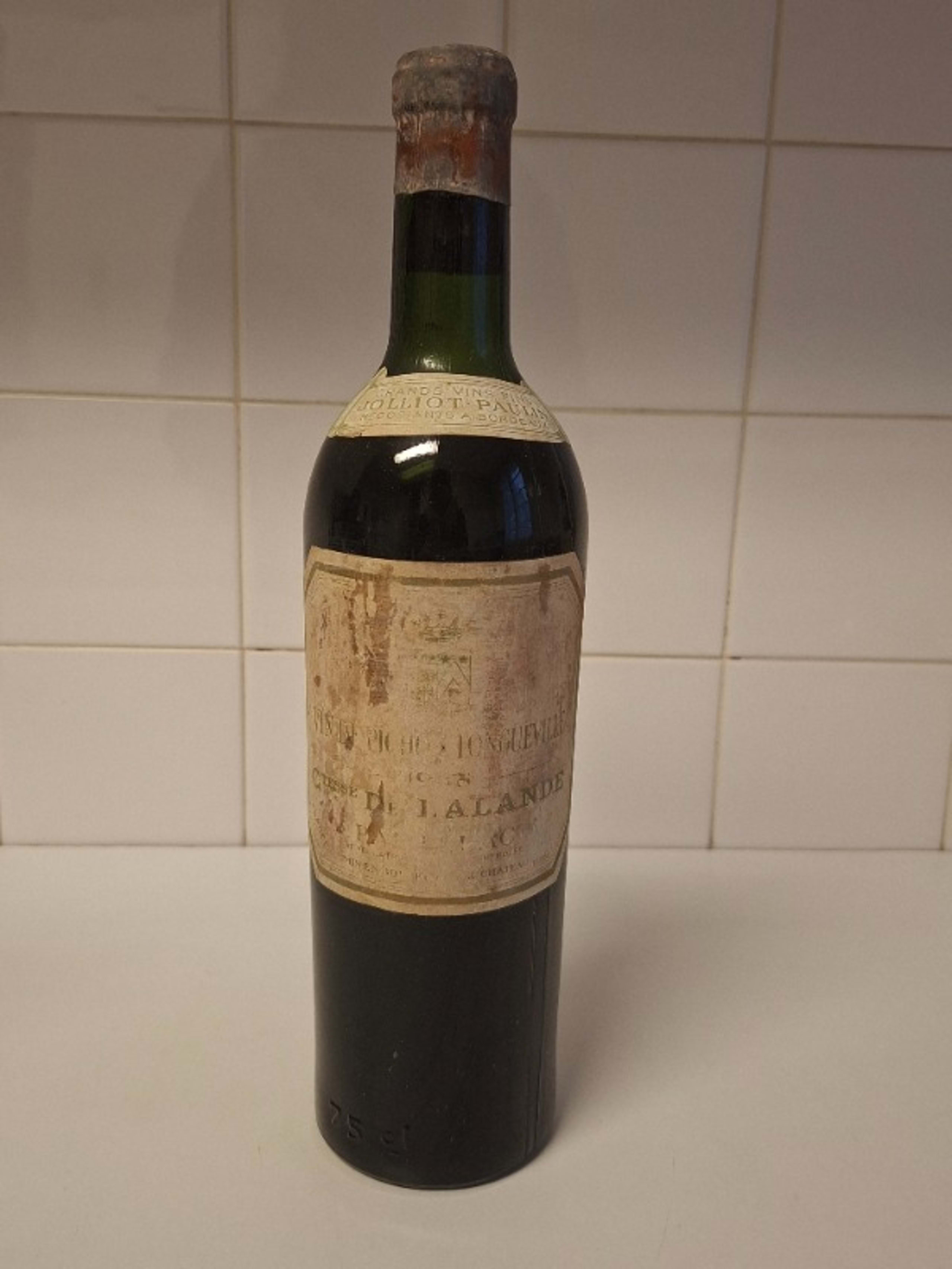 Comtesse de Lalande, Château Pichon Longueville, Pauillac, 1945